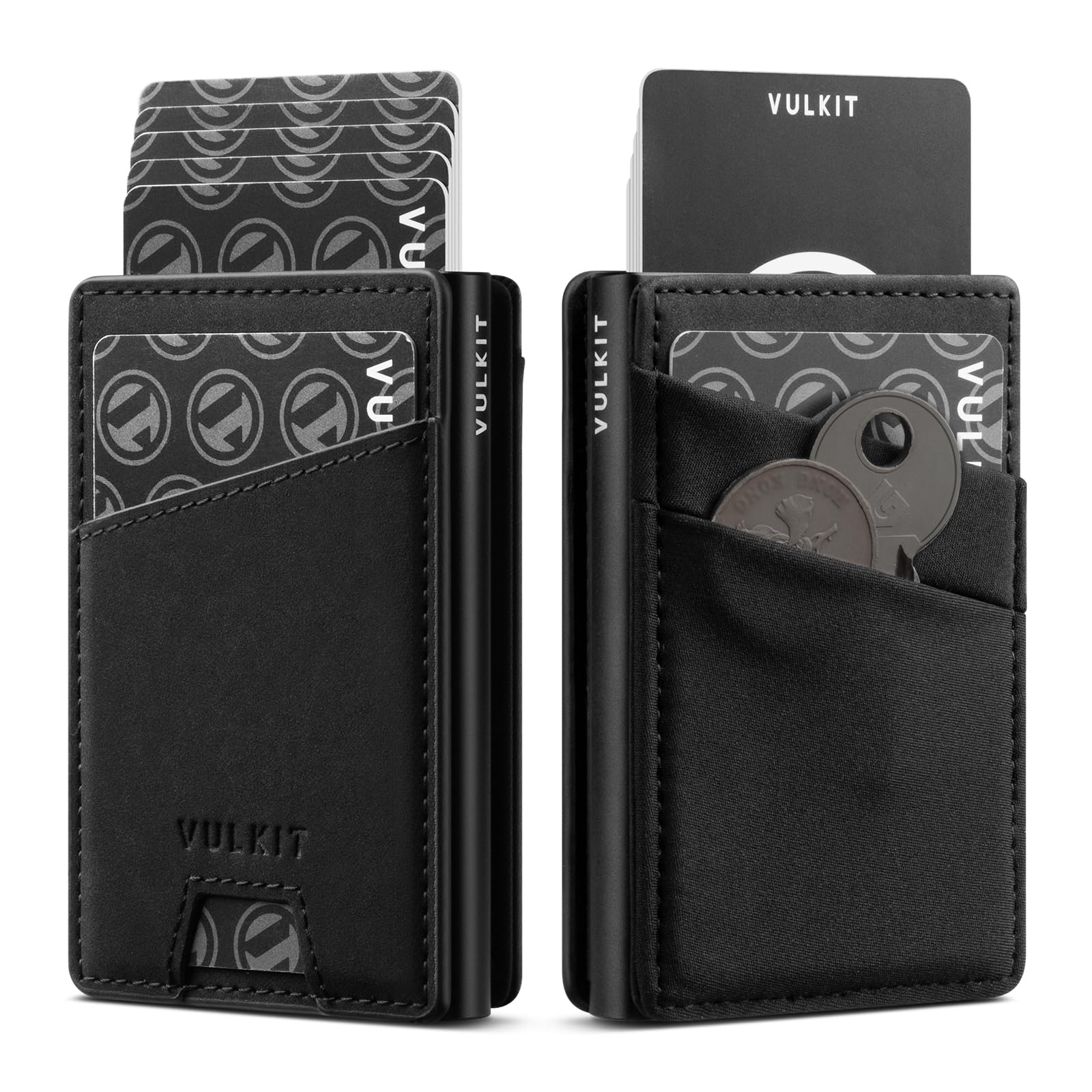 vulkit-leder-pop-up-kartenetui-rfid-wallet-schwarz-8-karten image 1