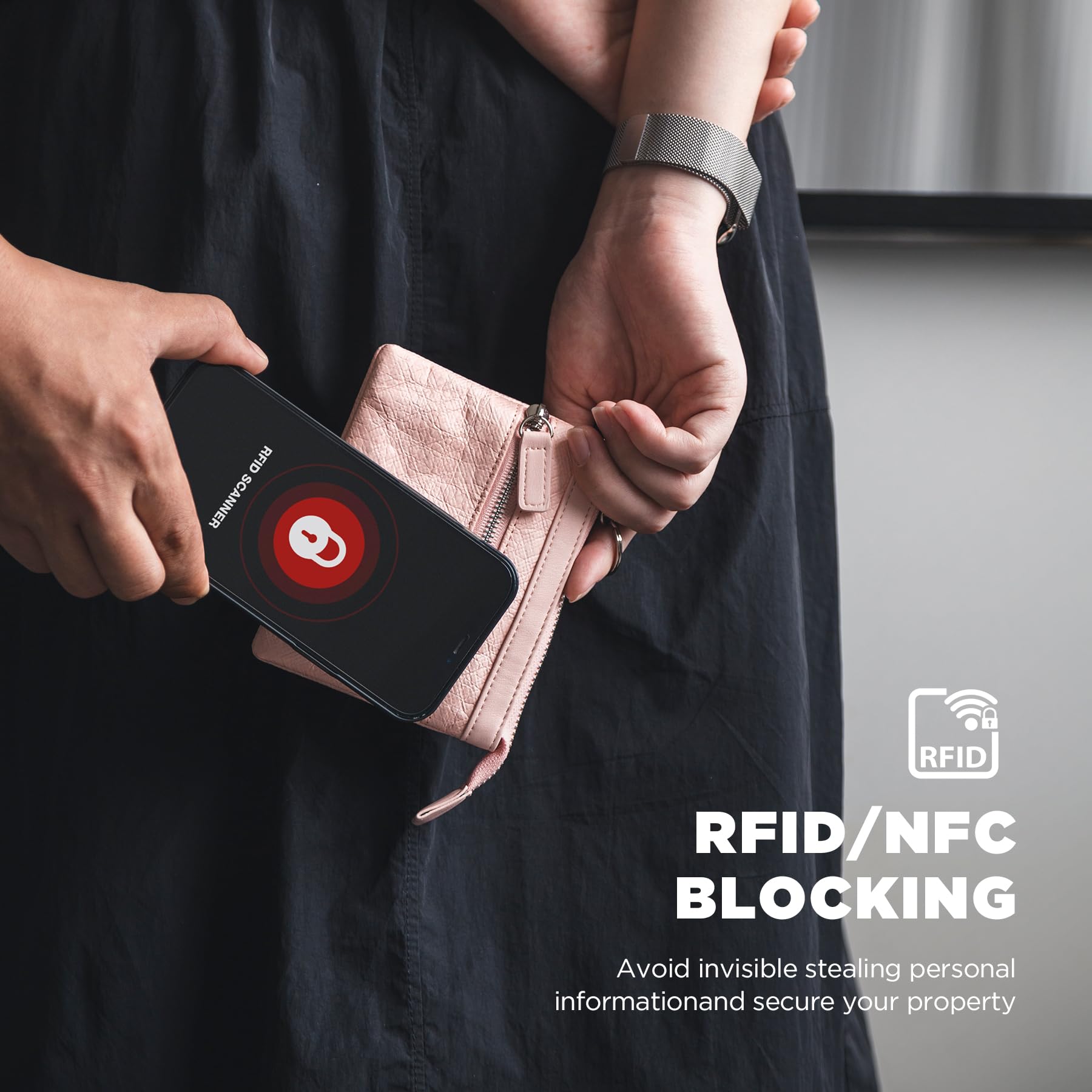 vulkit-kartenetui-reissverschlusstasche-dupont-papier-rfid-wasserdicht image 6