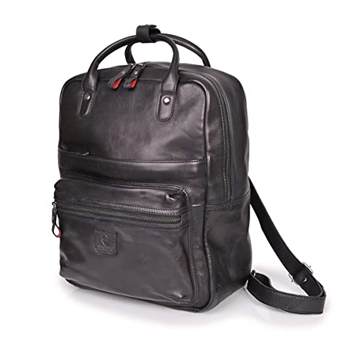 donbolso-monaco-rucksack-nappaleder-daypack-schwarz-damen image 8