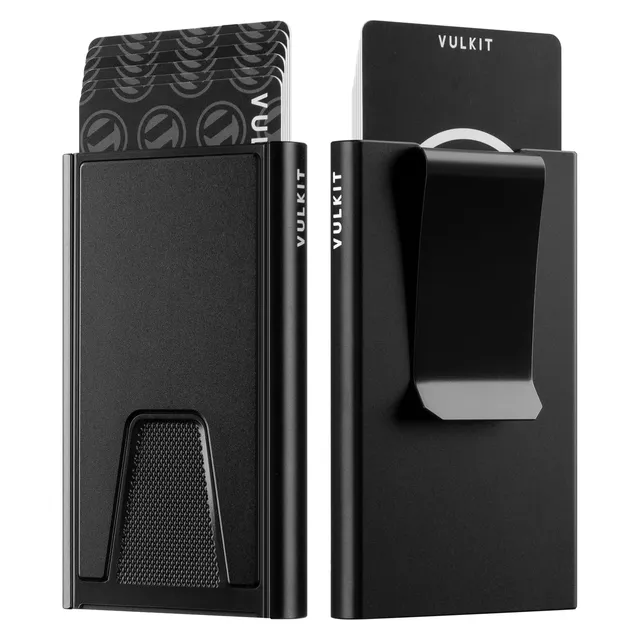 vulkit-aluminium-pop-up-kartenetui-rfid-wallet-schwarz image 1
