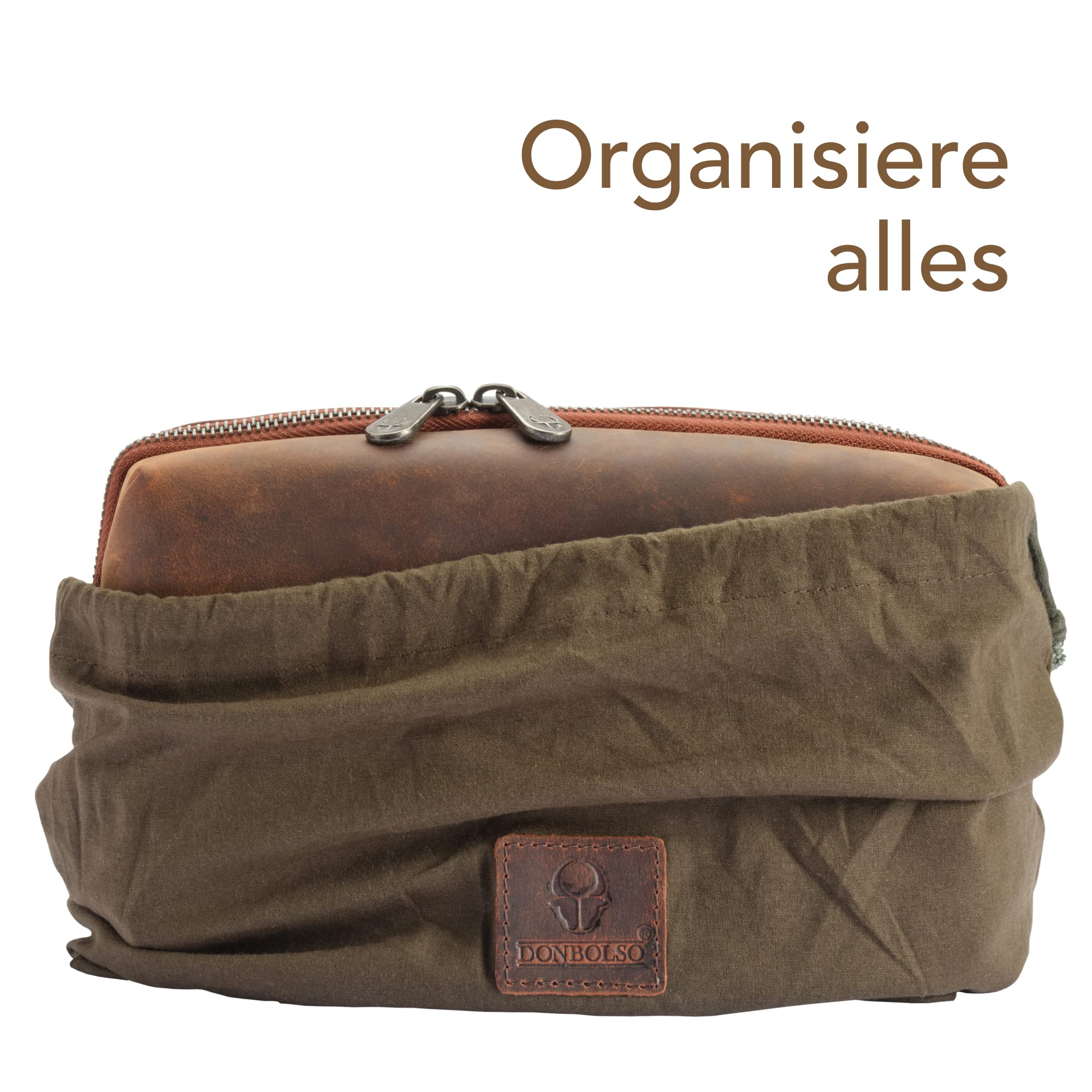 donbolso-chicago-tech-pouch-leder-vintage-braun-kabeltasche image 5