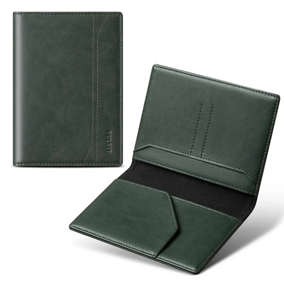 vulkit-passport-card-holder-reisepassh-lle-waldgr-n-rfid image 1