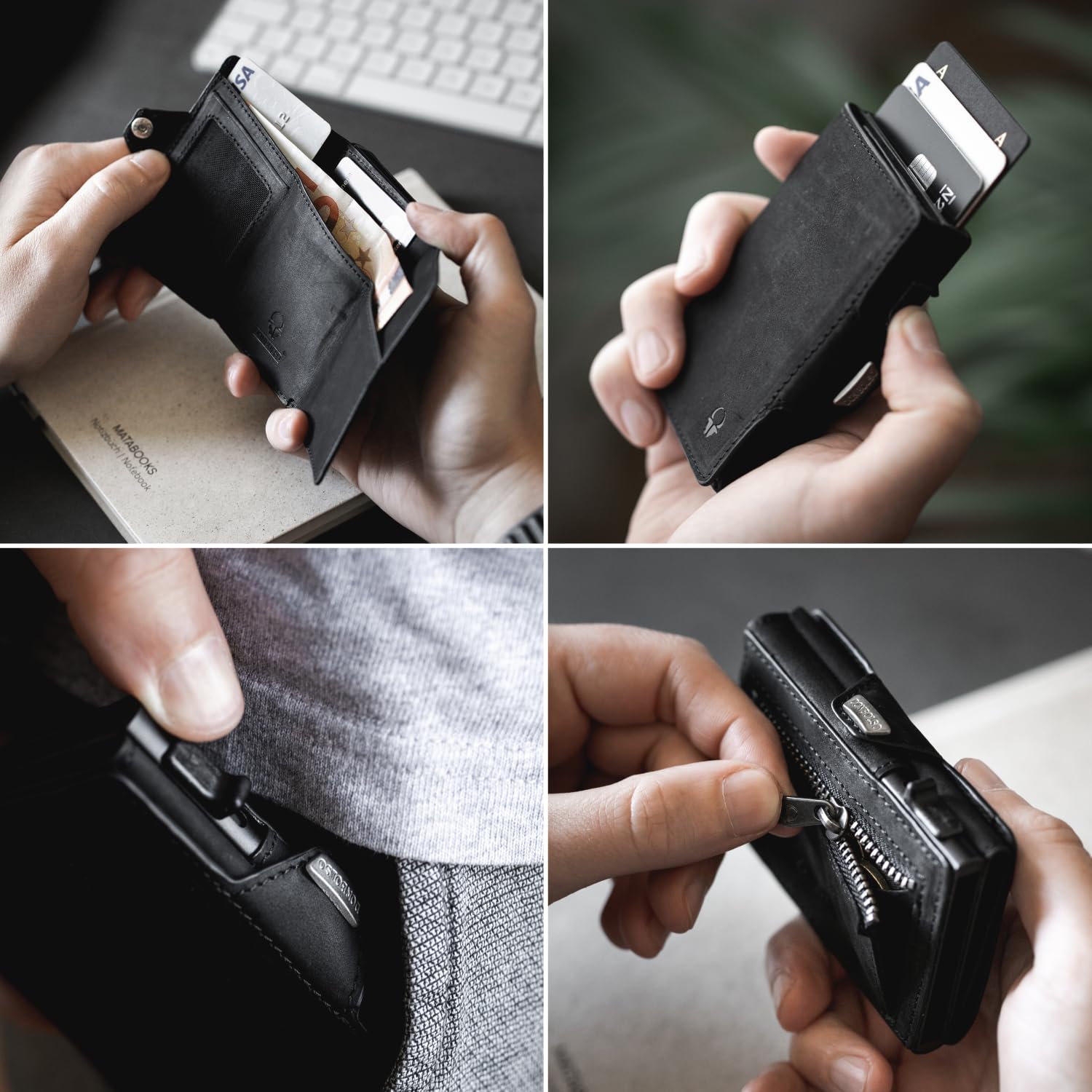 donbolso-wallet-flip-geldb-rse-vintage-schwarz-9-karten image 7
