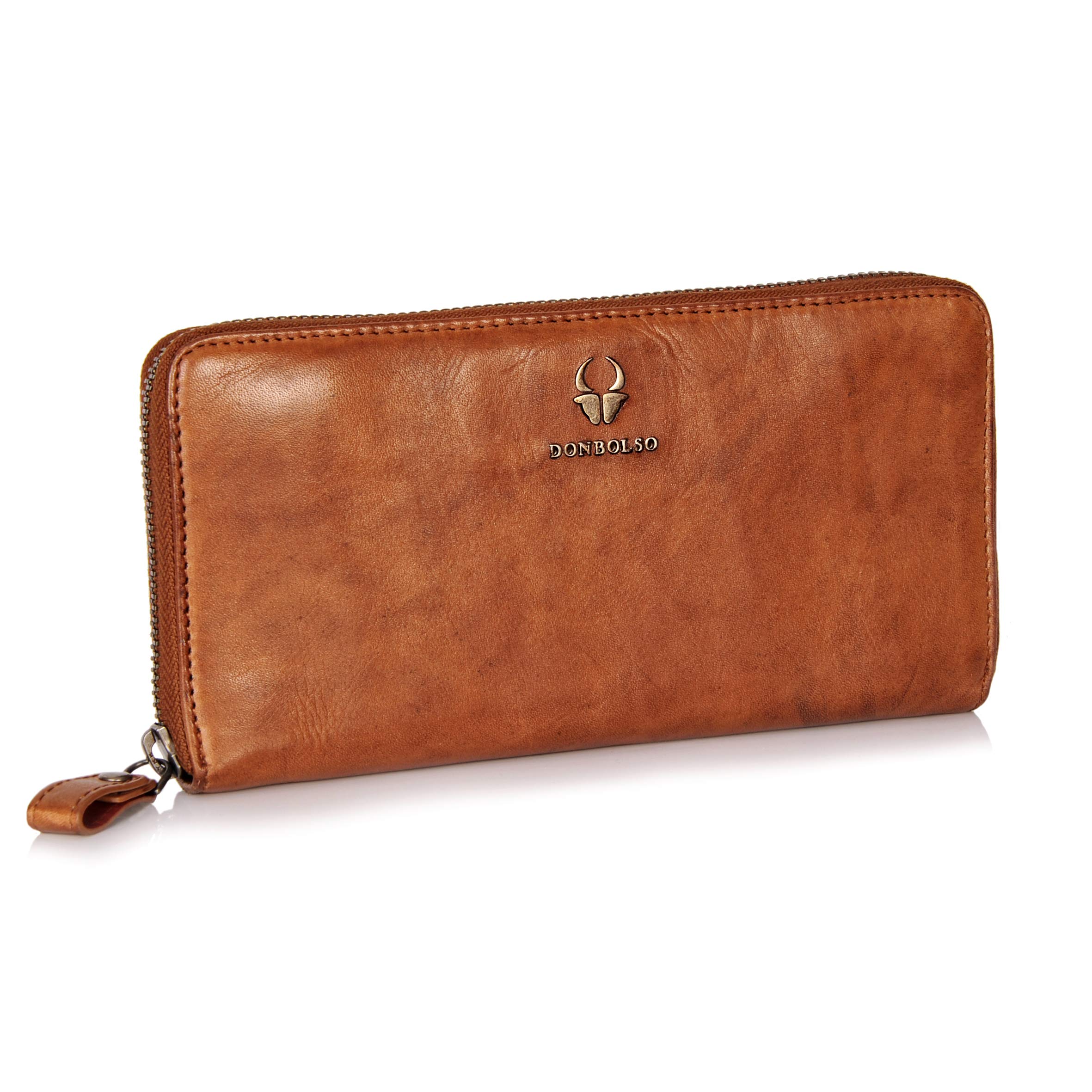 donbolso-geldb-rsen-damen-portemonnaie-cognac-nappa-rfid image 1
