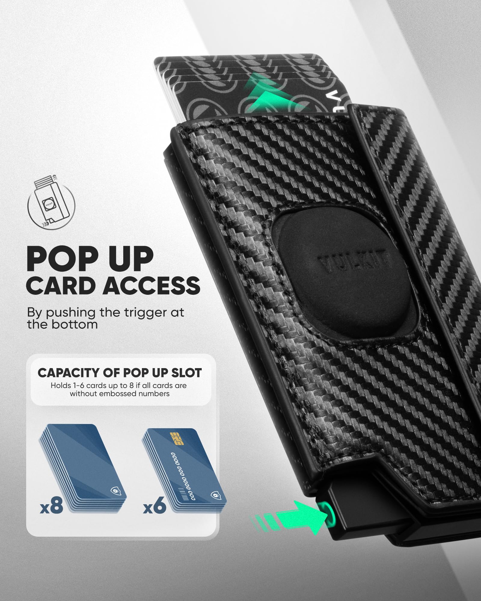 vulkit-airtag-kartenetui-carbon-schwarz-rfid-pop-up-wallet image 2