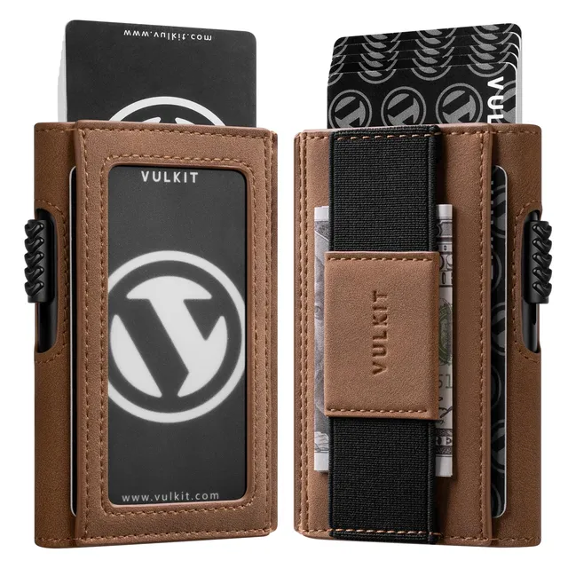 vulkit-leather-pop-up-slim-wallet-bernsteinbraun-rfid image 1