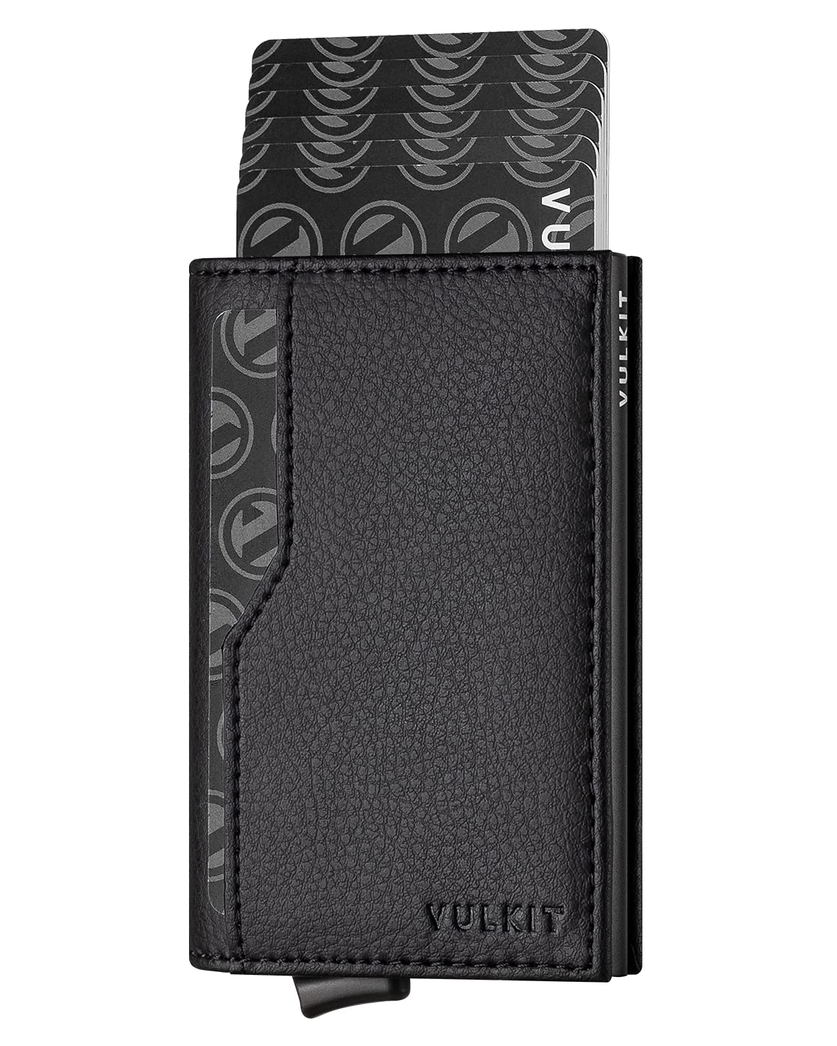 vulkit-pop-up-kartenetui-leder-schwarz-doppel-id-rfid image 1