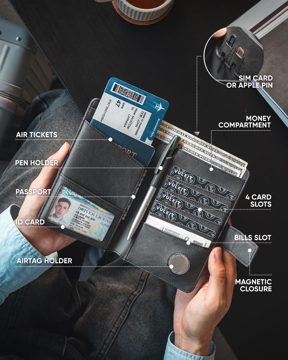 vulkit-passport-card-holder-reisepassh-lle-leder-dunkelgrau-rfid image 4