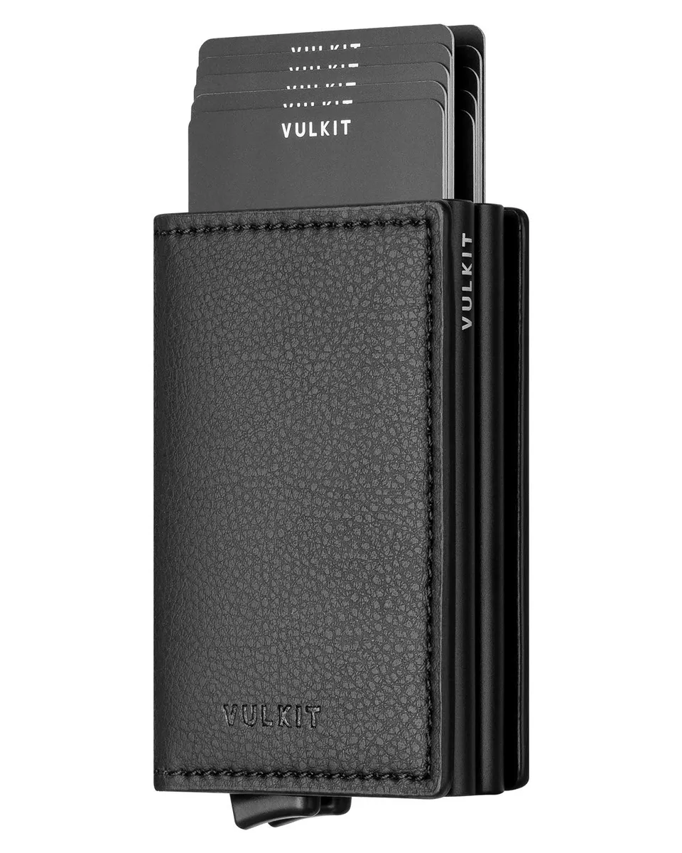 vulkit-aluminum-pop-up-wallet-kartenetui-schwarz-carbon-rfid image 1