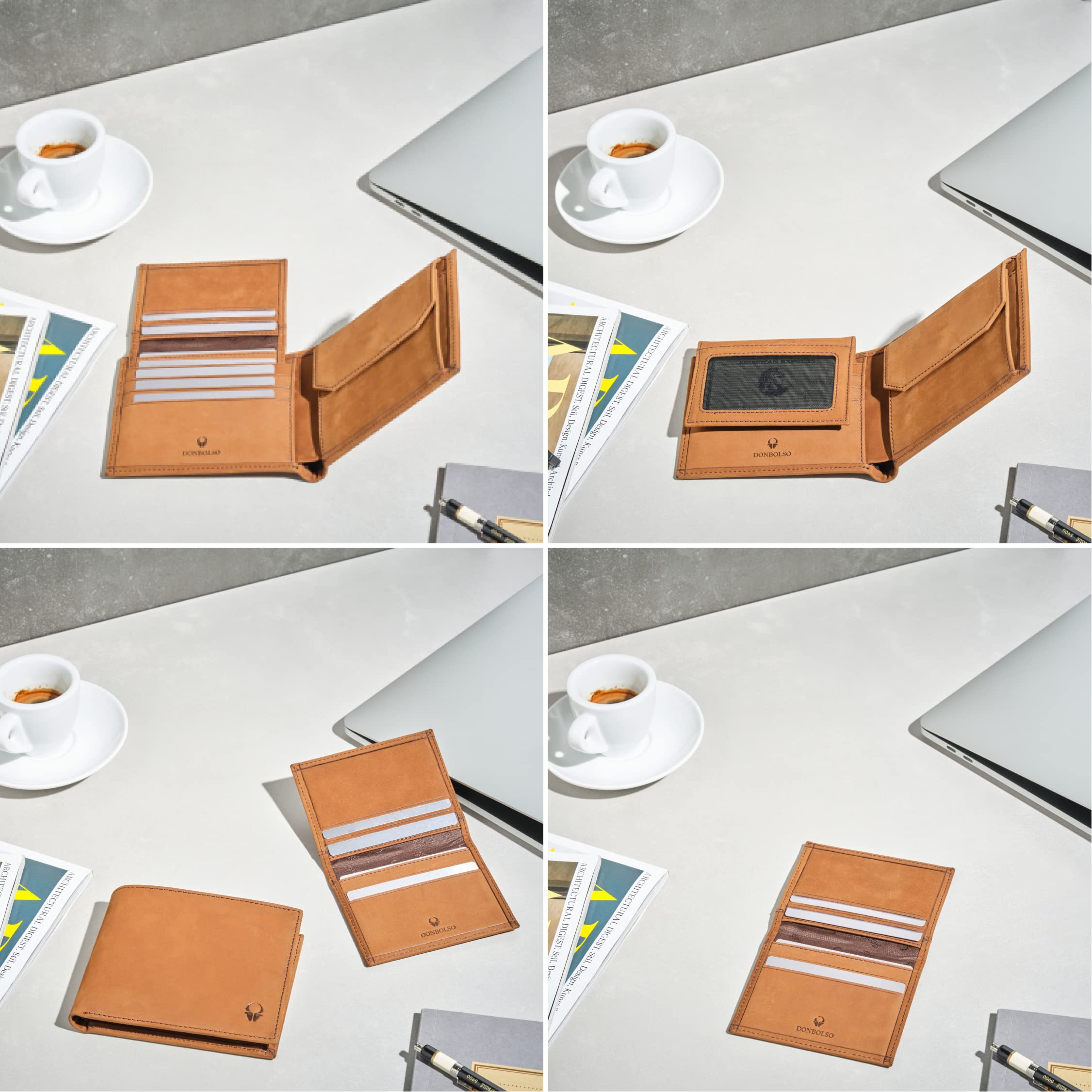 donbolso-z-rich-pro-geldb-rse-vintage-braun-rfid-14-karten image 2