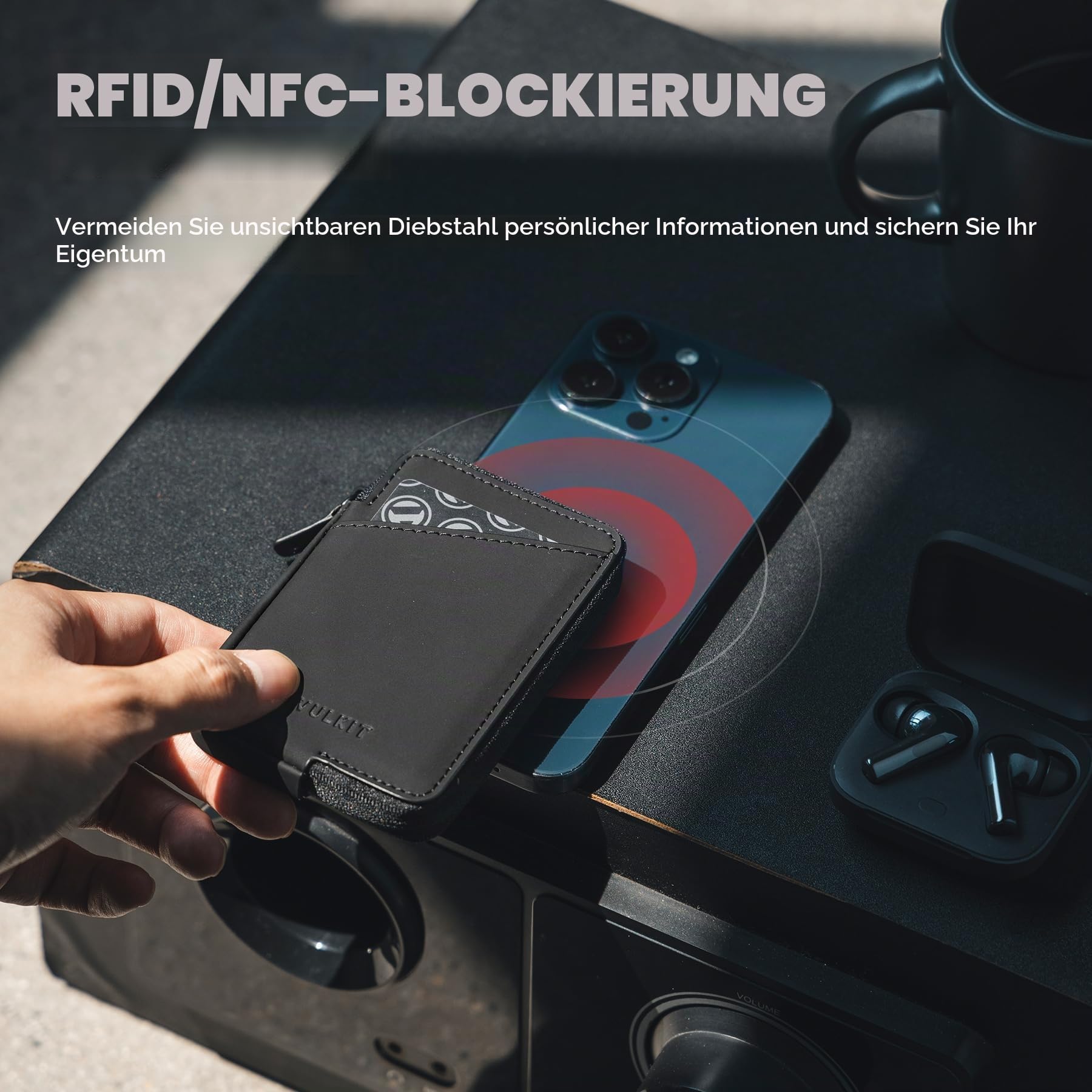 vulkit-bifold-kartenetui-leder-schwarz-rei-verschluss-10-karten image 5