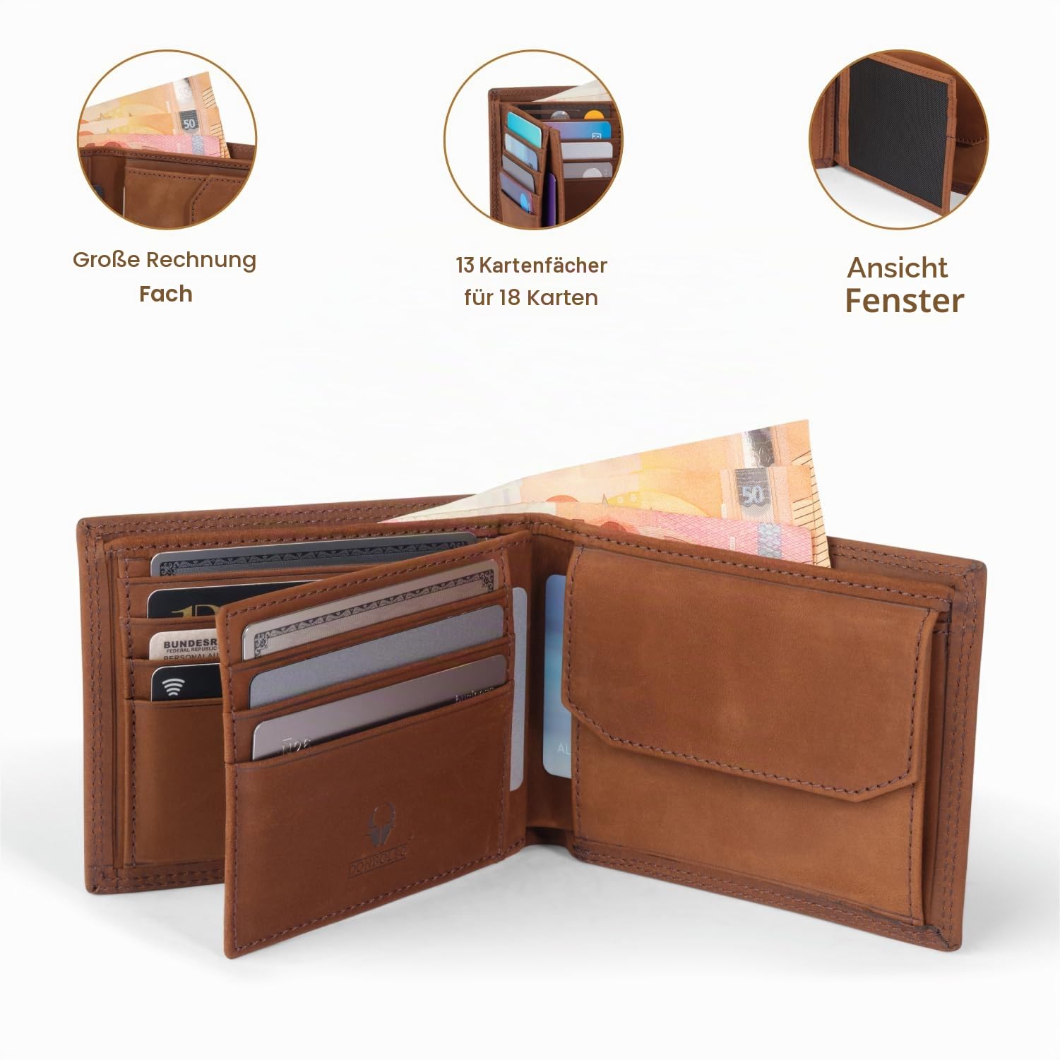 donbolso-geldb-rsen-herren-portmonee-vintage-braun-rfid image 4