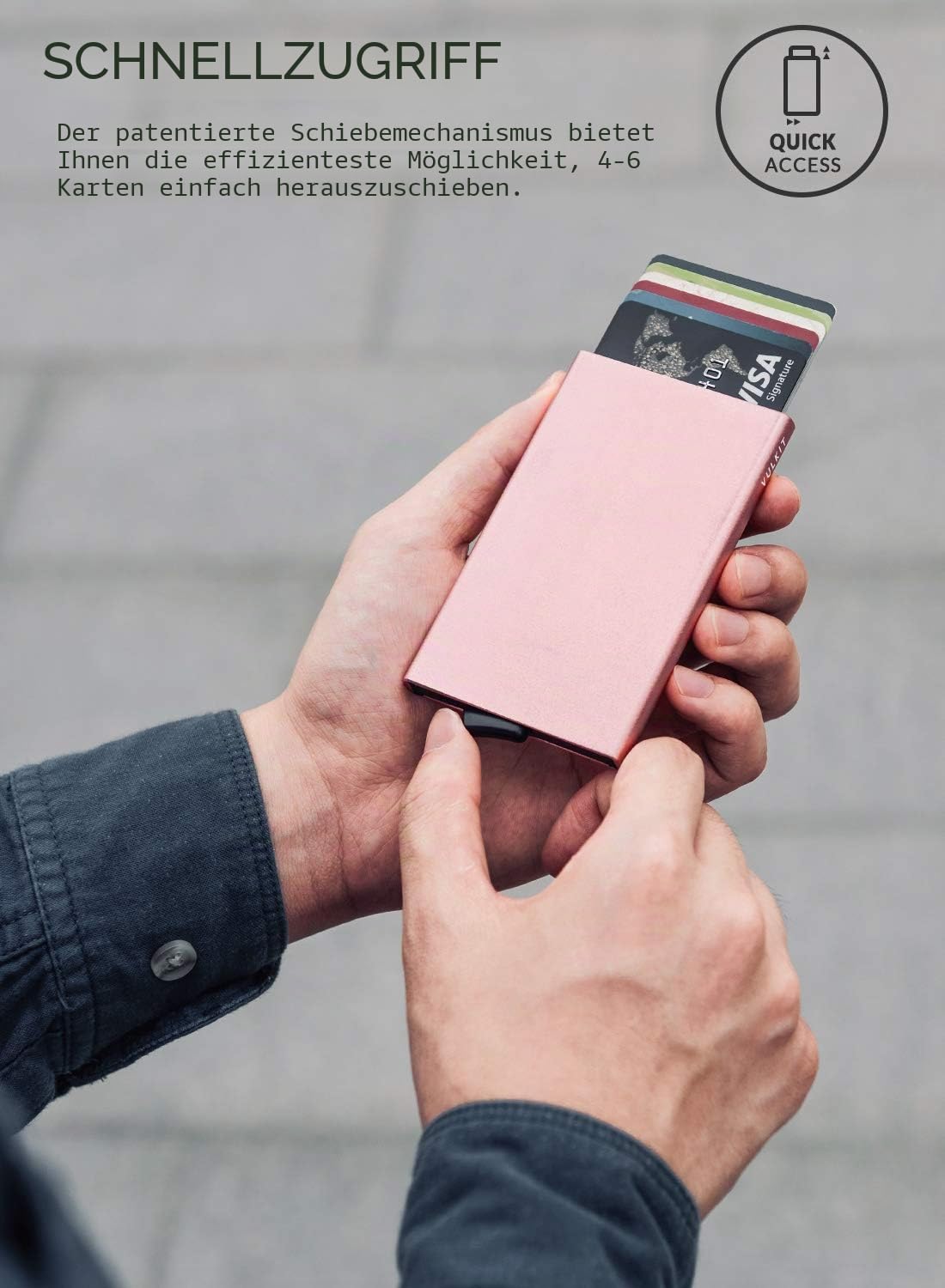 vulkit-alu-pop-up-kartenetui-metall-rotgold-rfid-5-karten image 3
