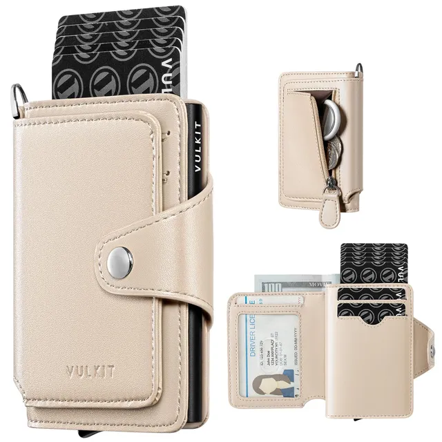 vulkit-pop-up-kreditkartenetui-beige-damen-rfid image 1
