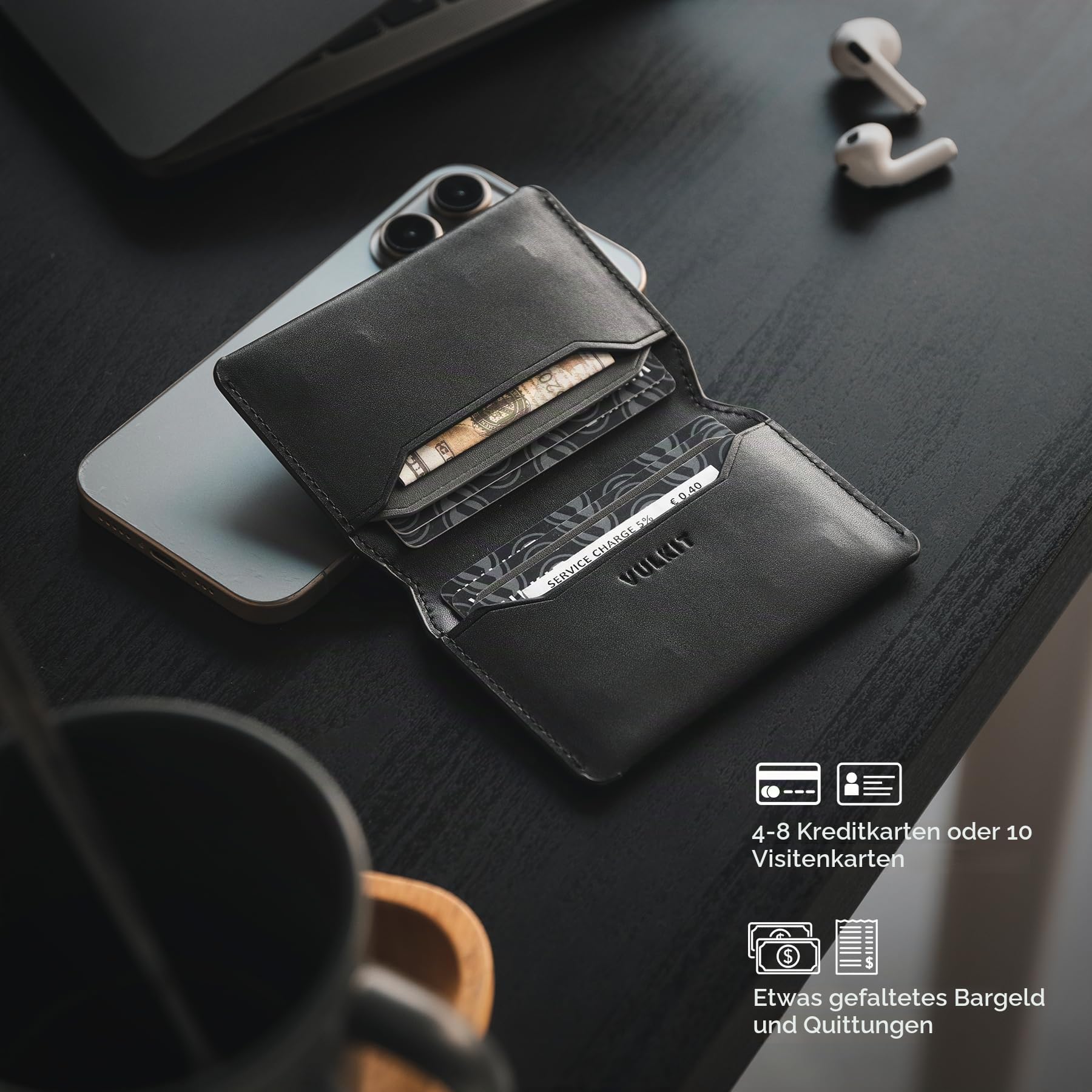 vulkit-bifold-wallet-kartenetui-schwarz-magnet-nappaleder-rfid image 3