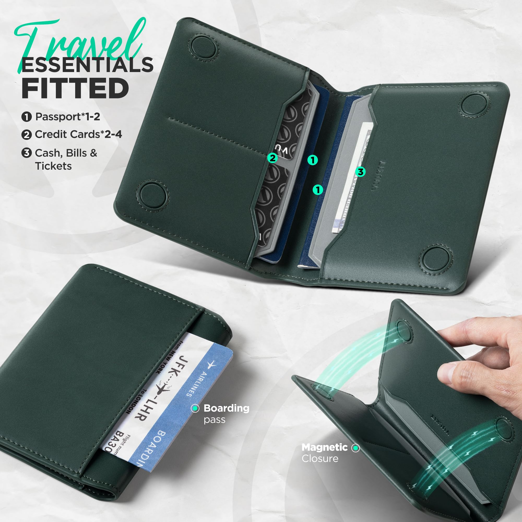 vulkit-passport-card-holder-passh-lle-olivgr-n-rfid-leder image 3
