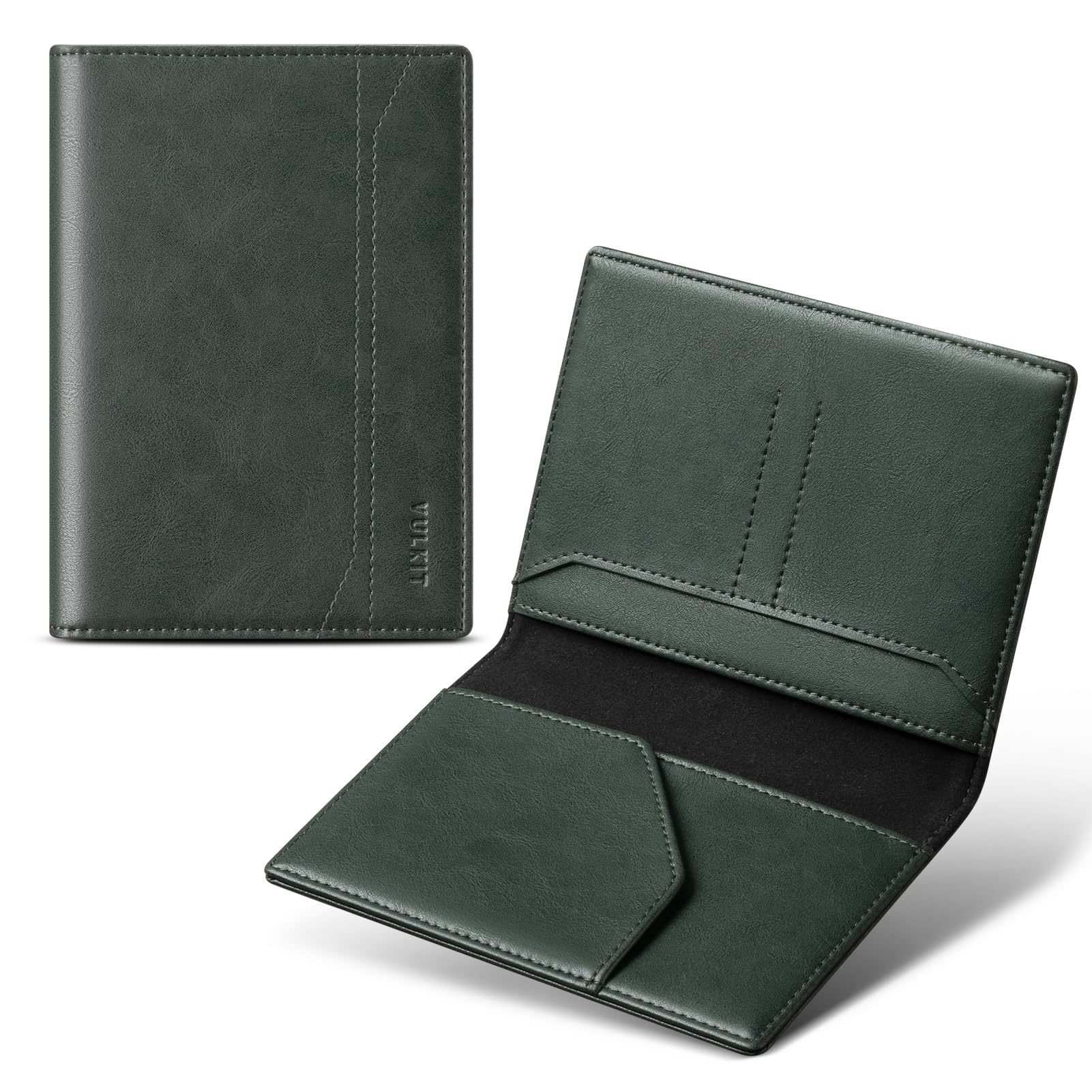 vulkit-passport-card-holder-reisepassh-lle-waldgr-n-rfid image 1