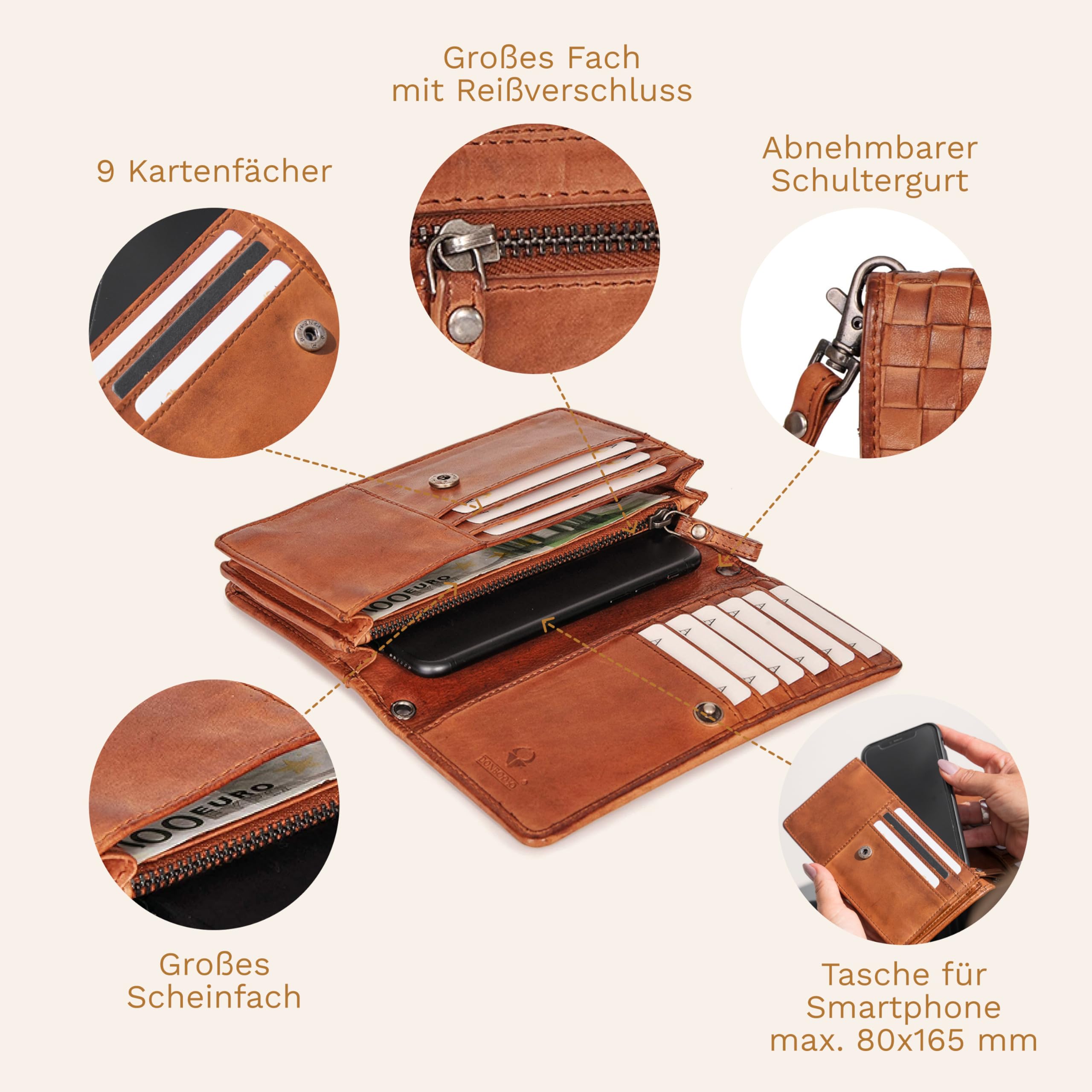 donbolso-venedig-handyumh-ngetasche-geldb-rse-cognac-leder image 6