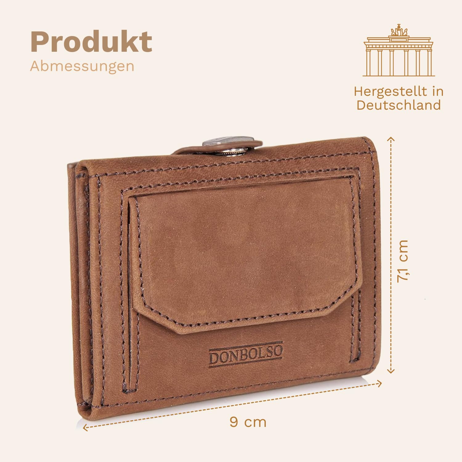 donbolso-slim-wallet-xs-geldb-rse-braun-rfid-mit-m-nzfach image 3