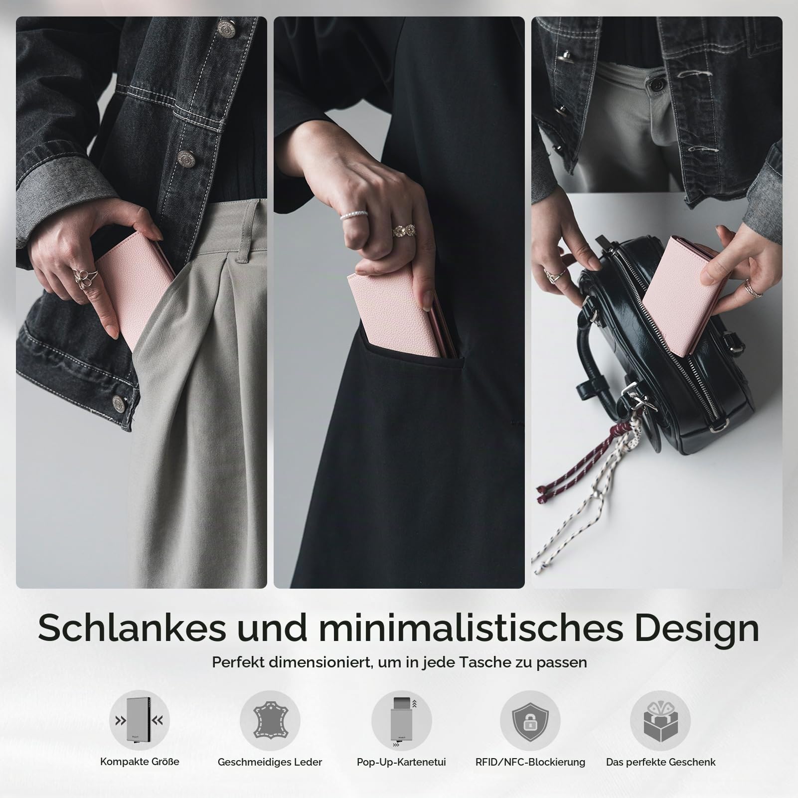 vulkit-leather-pop-up-geldb-rse-damen-litschi-rosa-rfid-m-nzfach image 7
