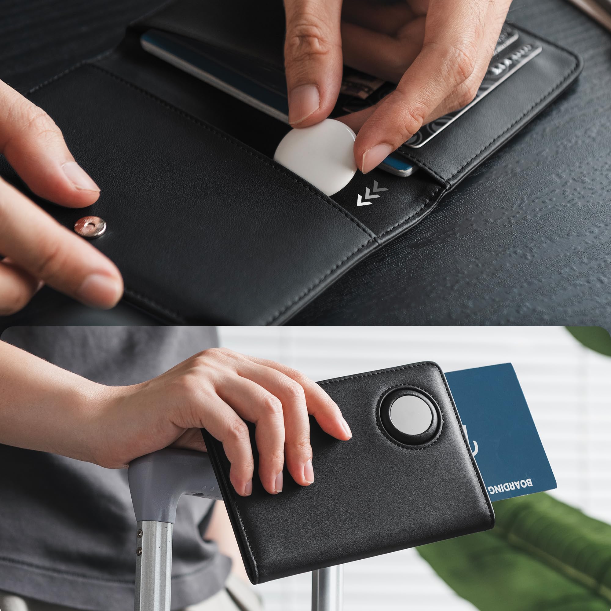 vulkit-passport-card-holder-reisepassh-lle-schwarz-airtag-rfid image 4