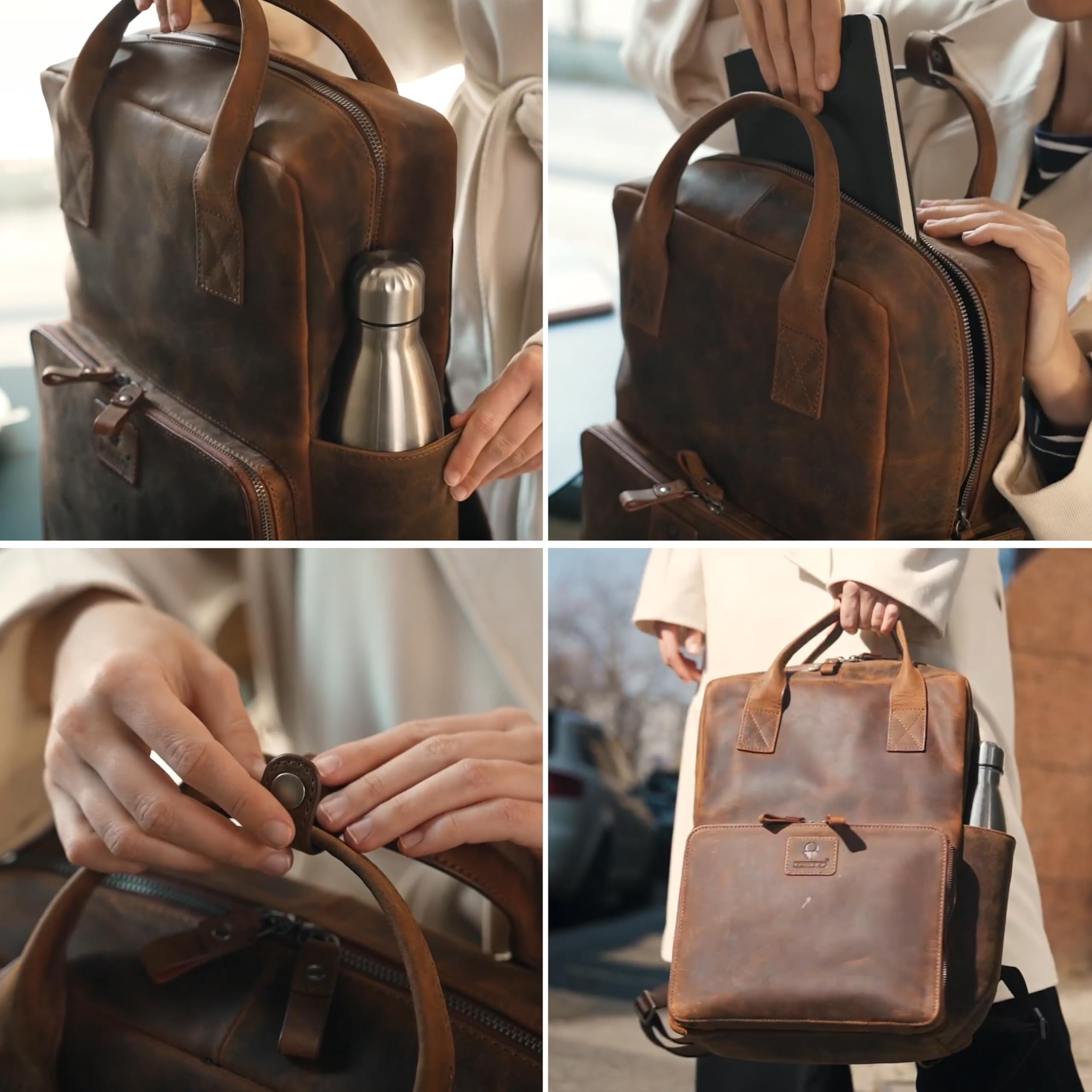 donbolso-amsterdam-rucksack-vintage-braun-leder-laptopfach image 7