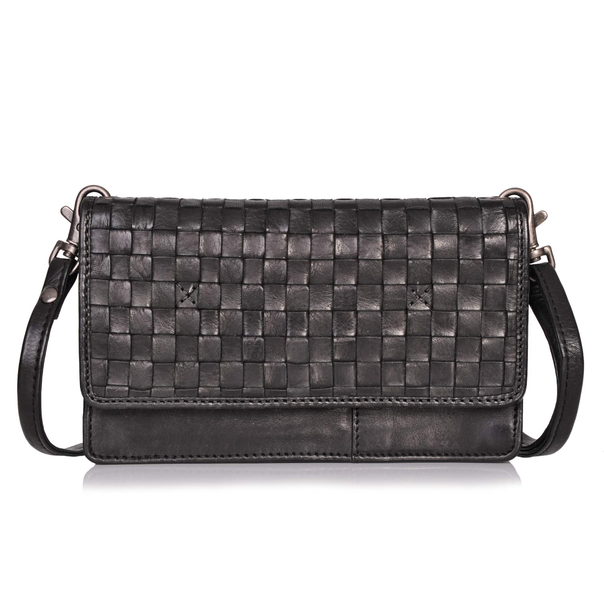 donbolso-venedig-handyumh-ngetasche-geldb-rse-schwarz-leder image 1