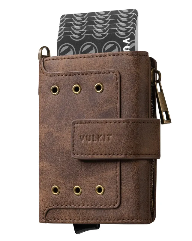 vulkit-leather-pop-up-geldb-rse-kaffee-m-nzfach-rfid-10-karten image 1
