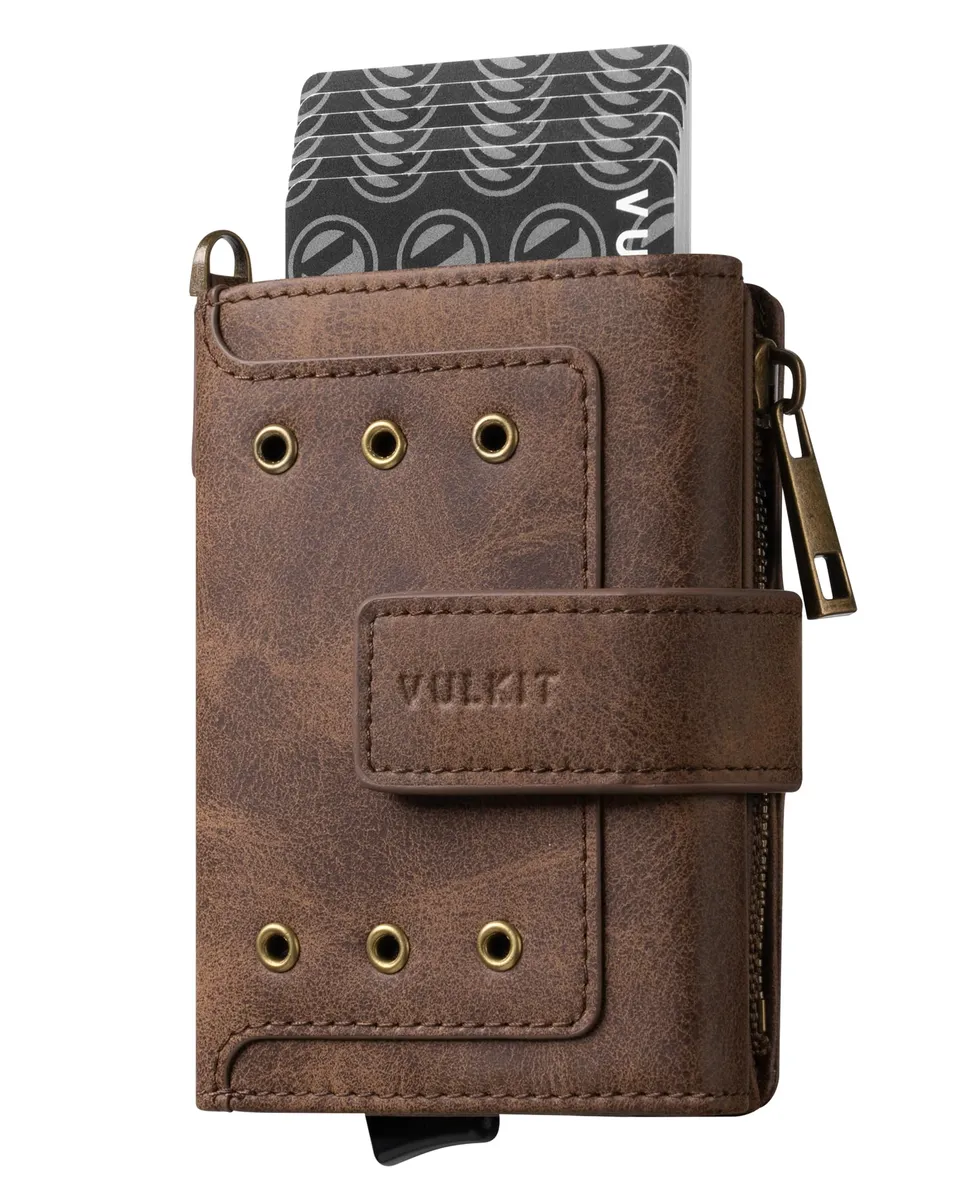 vulkit-leather-pop-up-geldb-rse-kaffee-m-nzfach-rfid-10-karten image 1