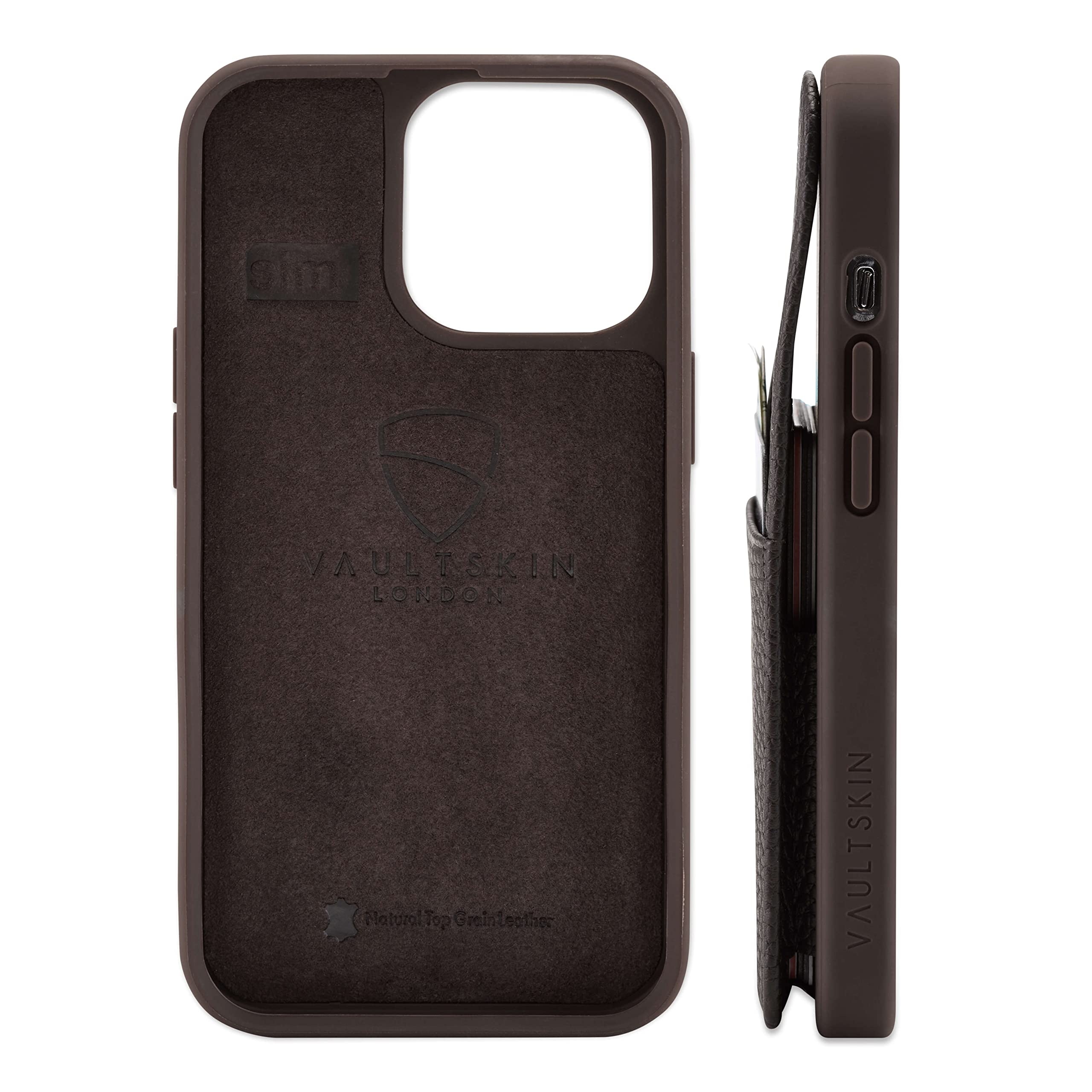 vaultskin-eton-iphone-13-pro-handyh-lle-matt-braun-leder image 3