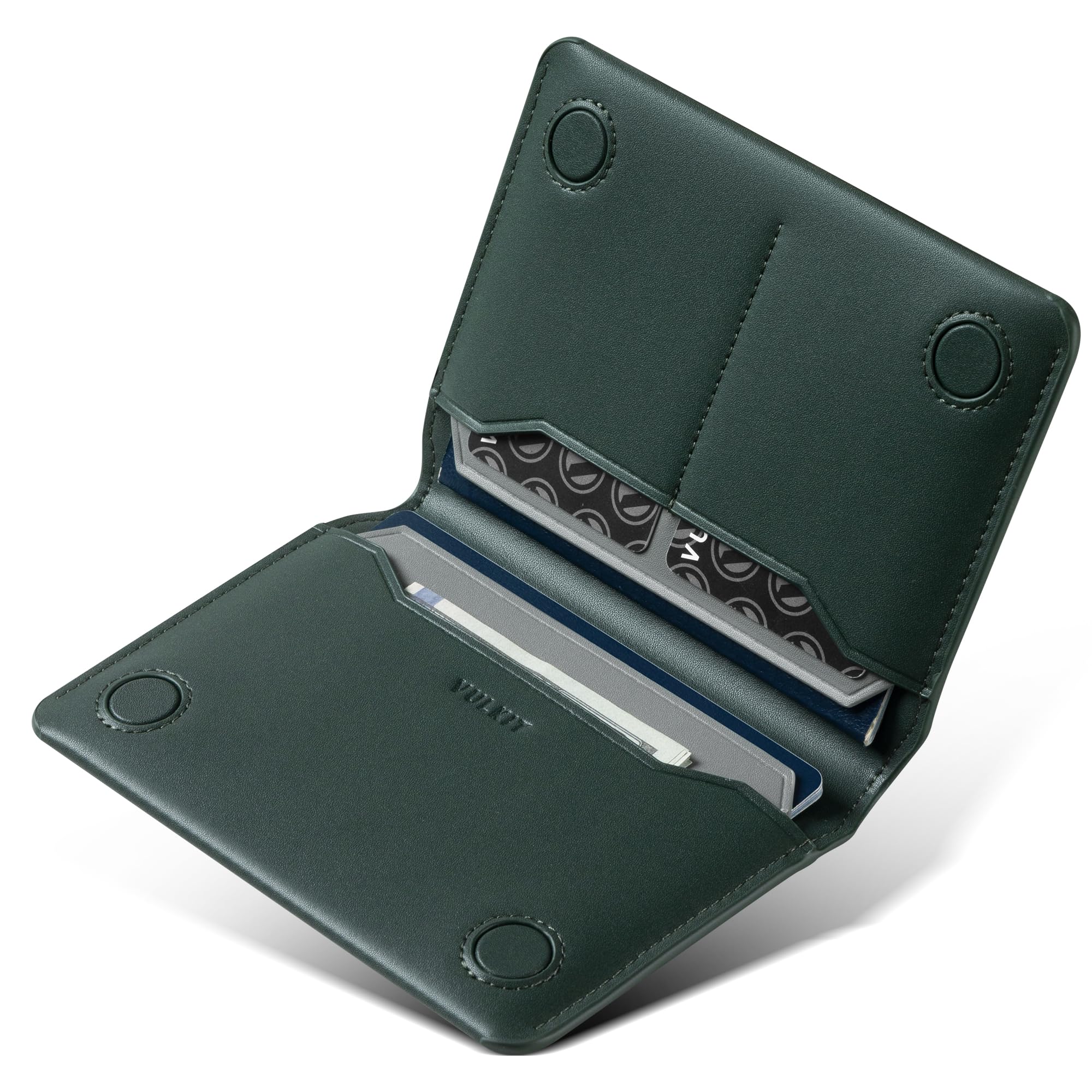 vulkit-passport-card-holder-passh-lle-olivgr-n-rfid-leder image 1