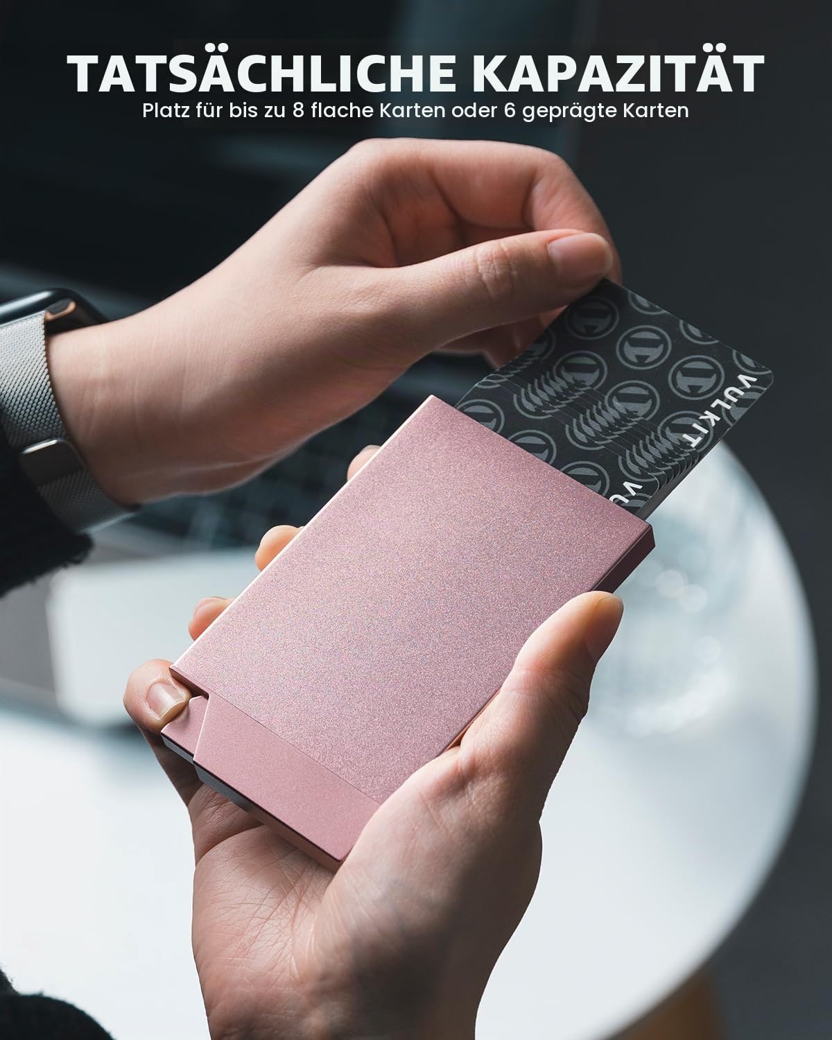 vulkit-aluminum-pop-up-wallets-kartenetui-ros-gold-rfid-slim image 2