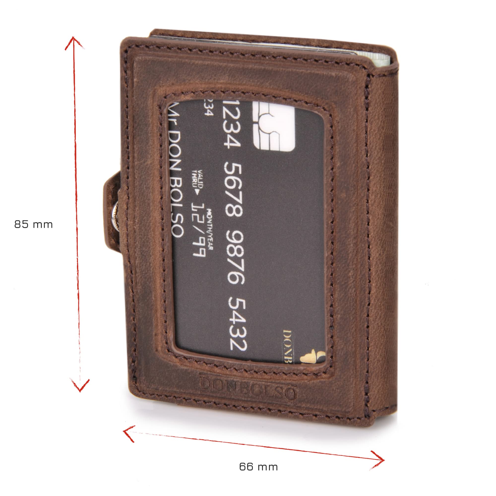 donbolso-piko-mini-wallet-echt-leder-braun-vintage-6-karten-rfid image 4