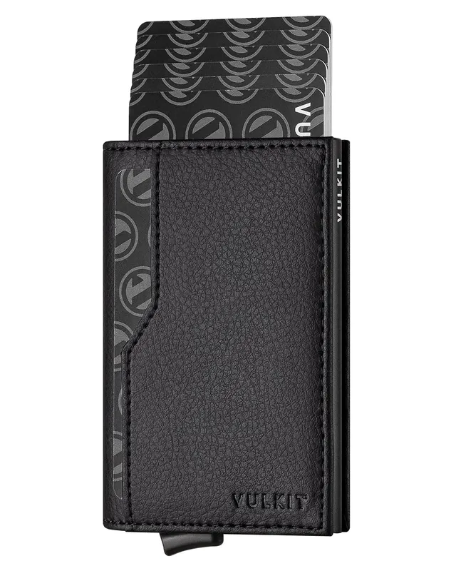 vulkit-pop-up-kartenetui-leder-schwarz-doppel-id-rfid image 1