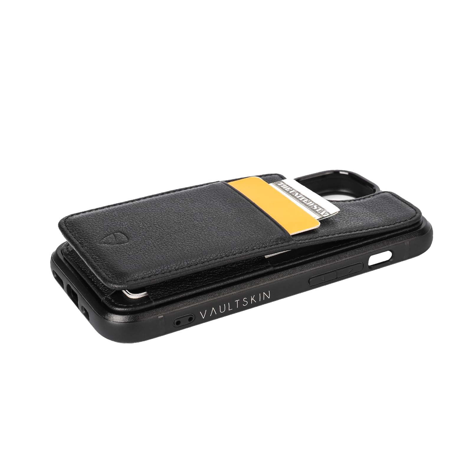 vaultskin-eton-iphone-15-handyh-lle-leder-schwarz-8-karten image 2