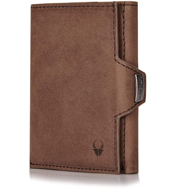 donbolso-vintage-geldb-rse-braun-leder-rfid-m-nzfach image 1