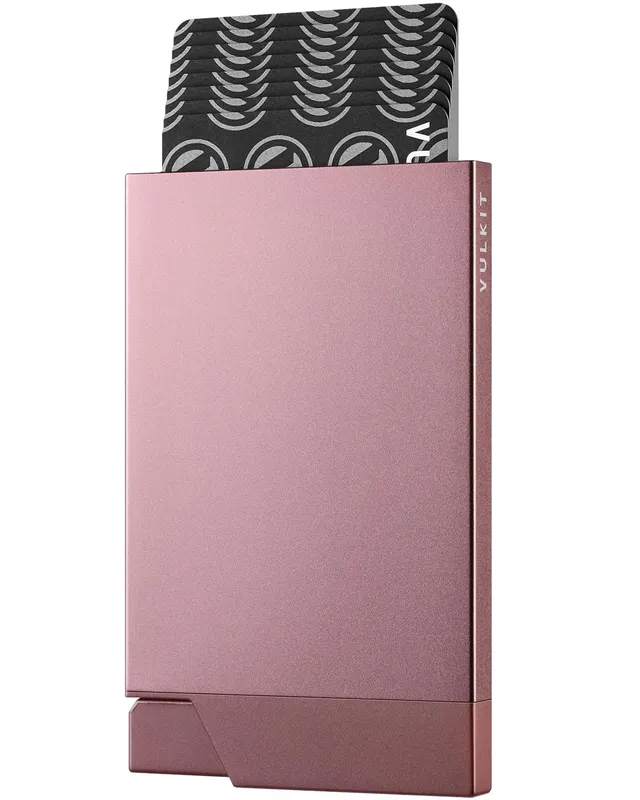 vulkit-aluminum-pop-up-wallets-kartenetui-ros-gold-rfid-slim image 1
