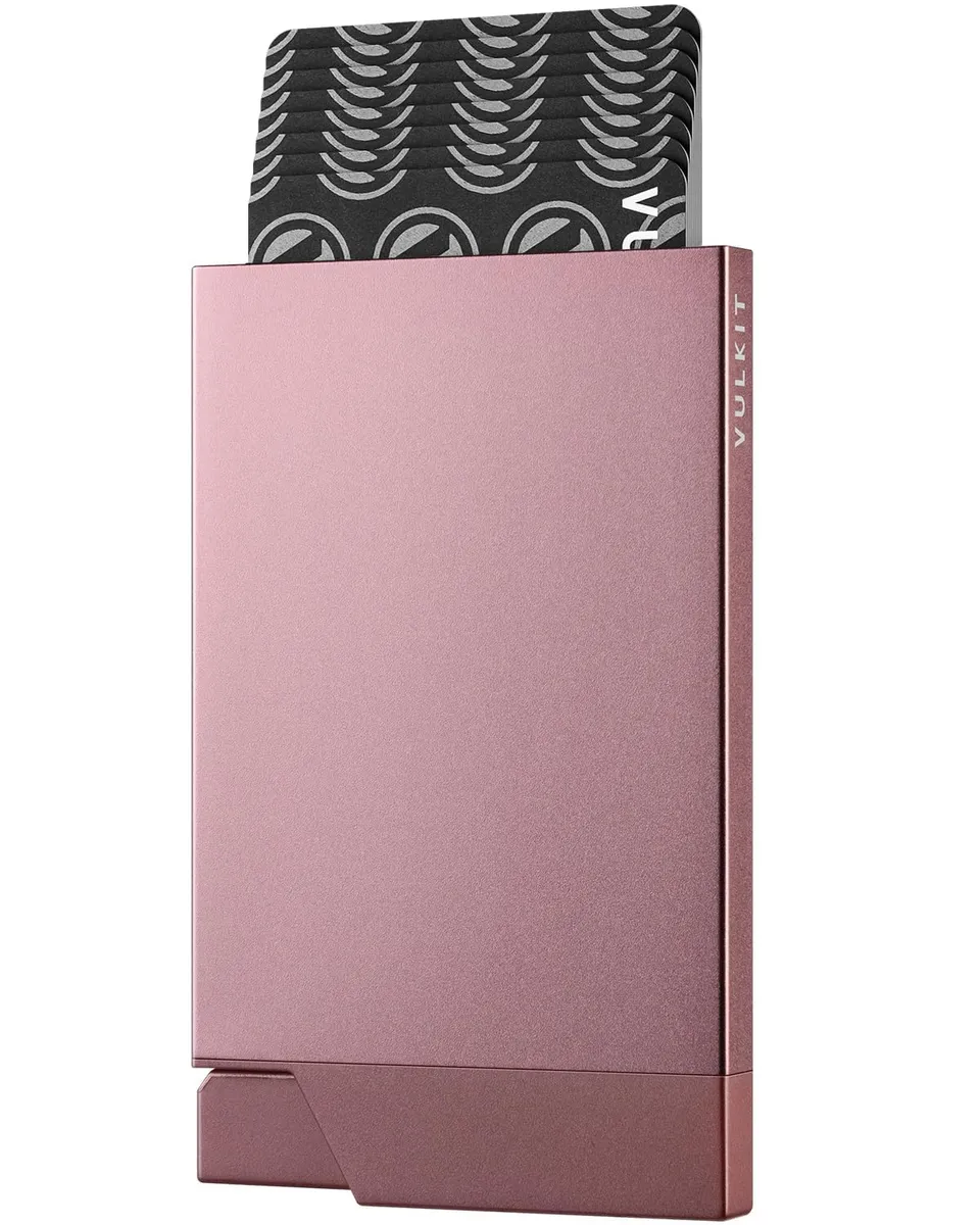 vulkit-aluminum-pop-up-wallets-kartenetui-ros-gold-rfid-slim image 1