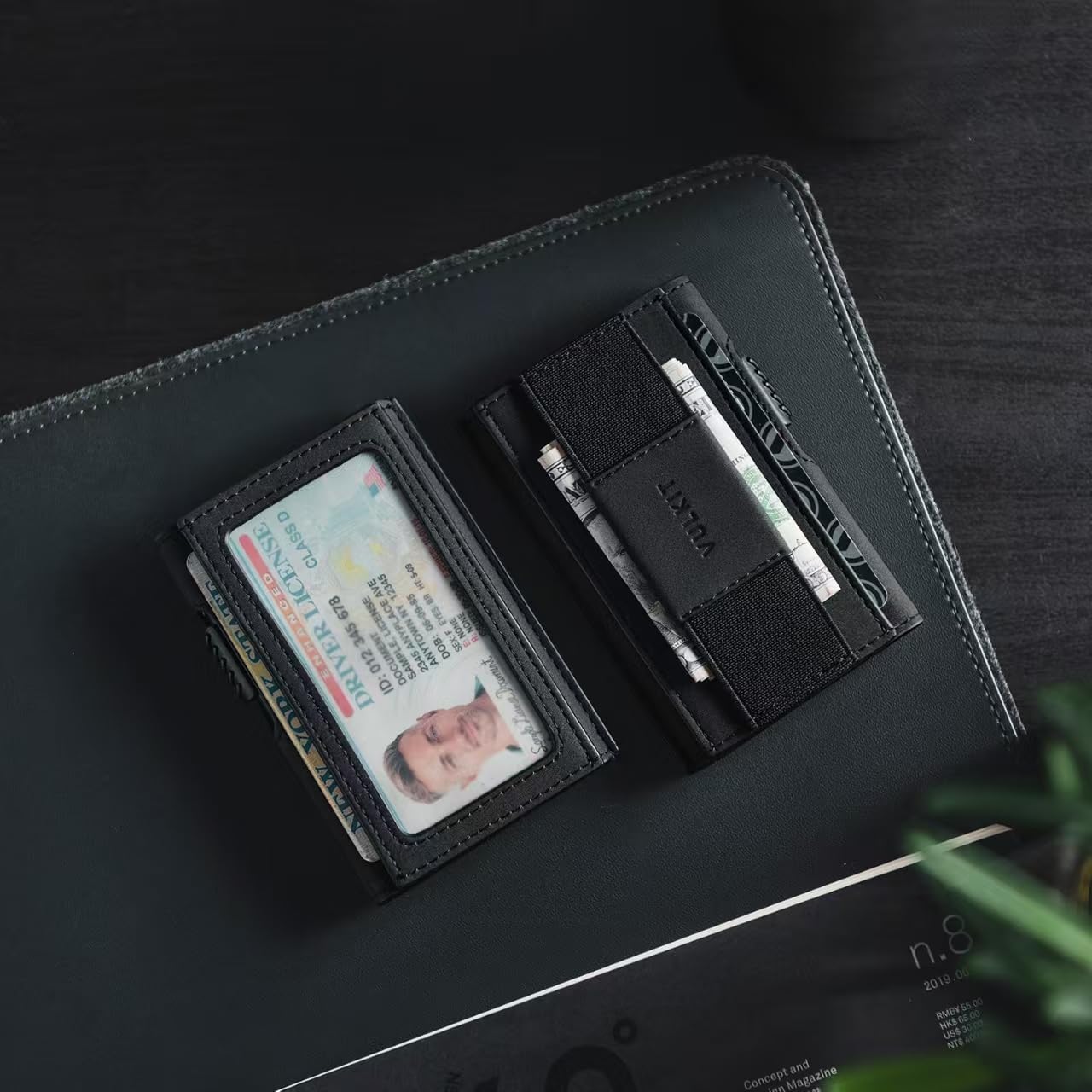 vulkit-leather-pop-up-slim-wallet-geldb-rse-schwarz-geldklammer-rfid image 4