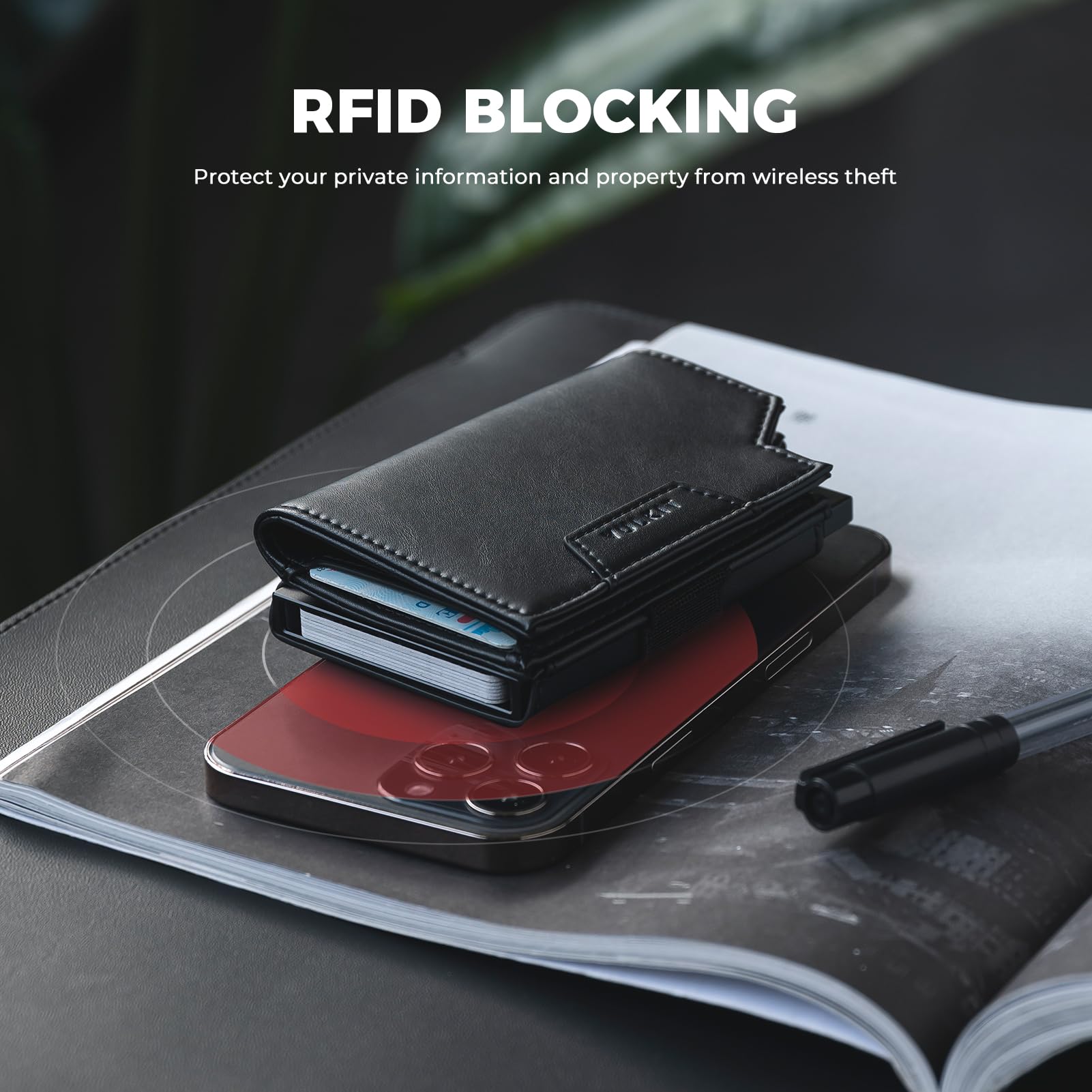 vulkit-aluminum-pop-up-kartenetui-schwarz-11-karten-rfid image 5