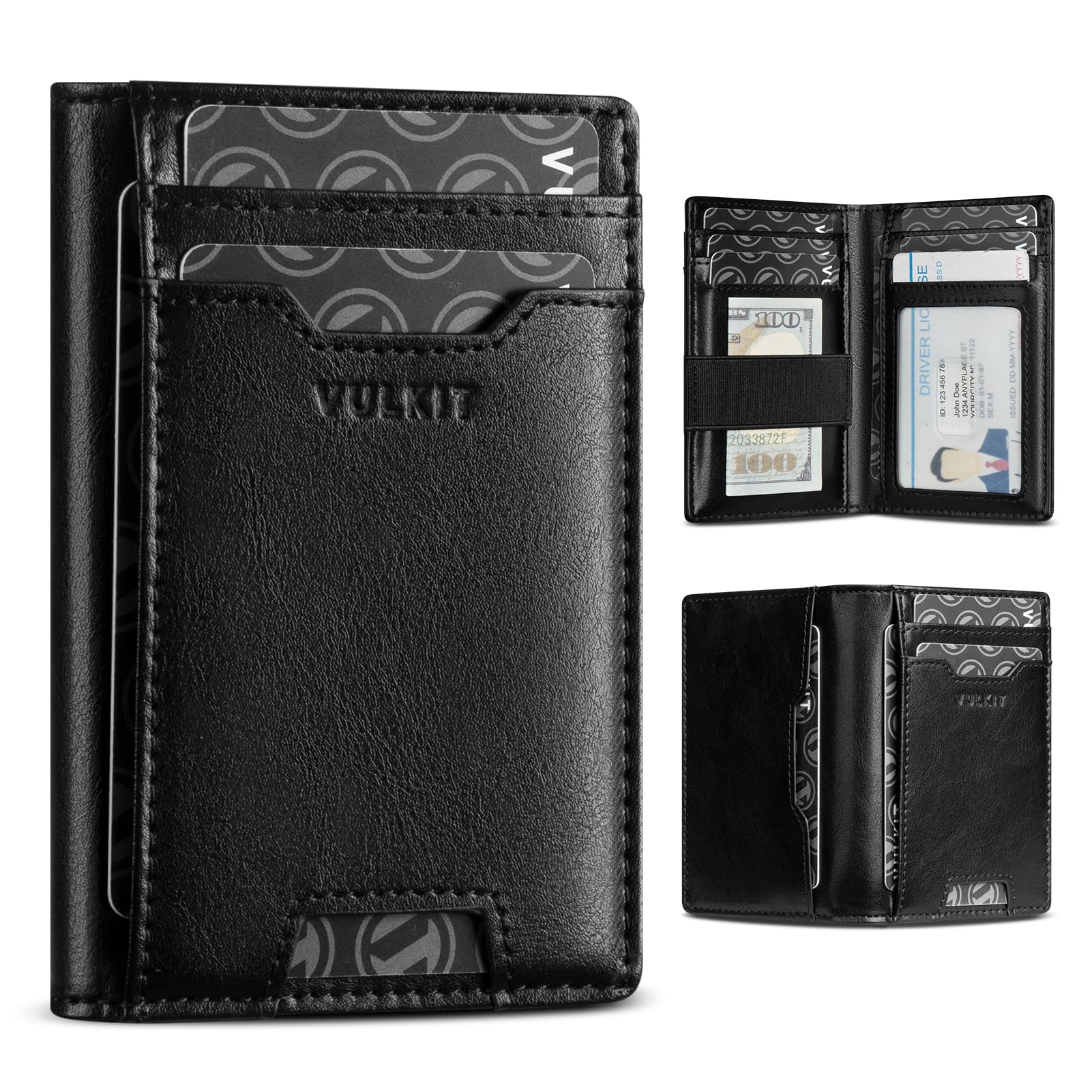 vulkit-bifold-wallet-kartenetui-marineblau-10-f-cher-geldband-rfid image 8