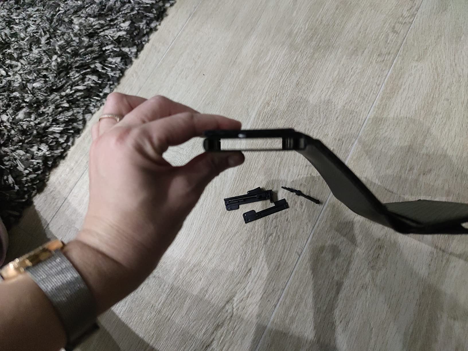 Hebel klappt