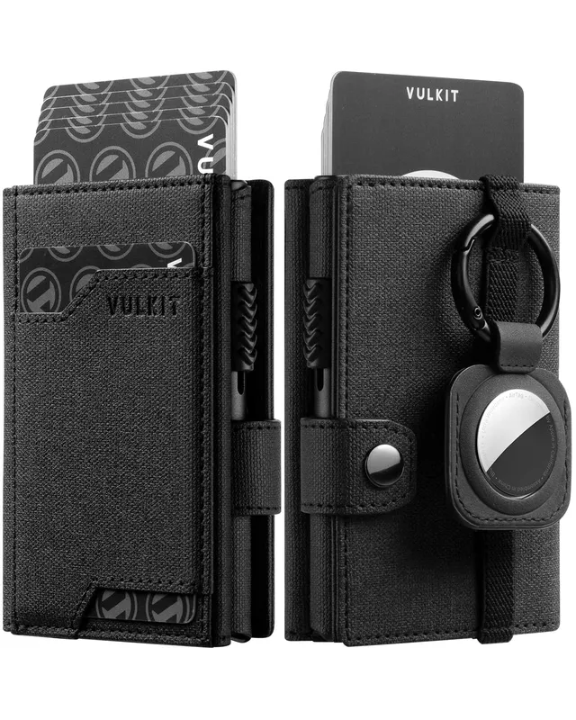 vulkit-airtag-holder-wallet-kreditkartenetui-schwarz-rfid image 1
