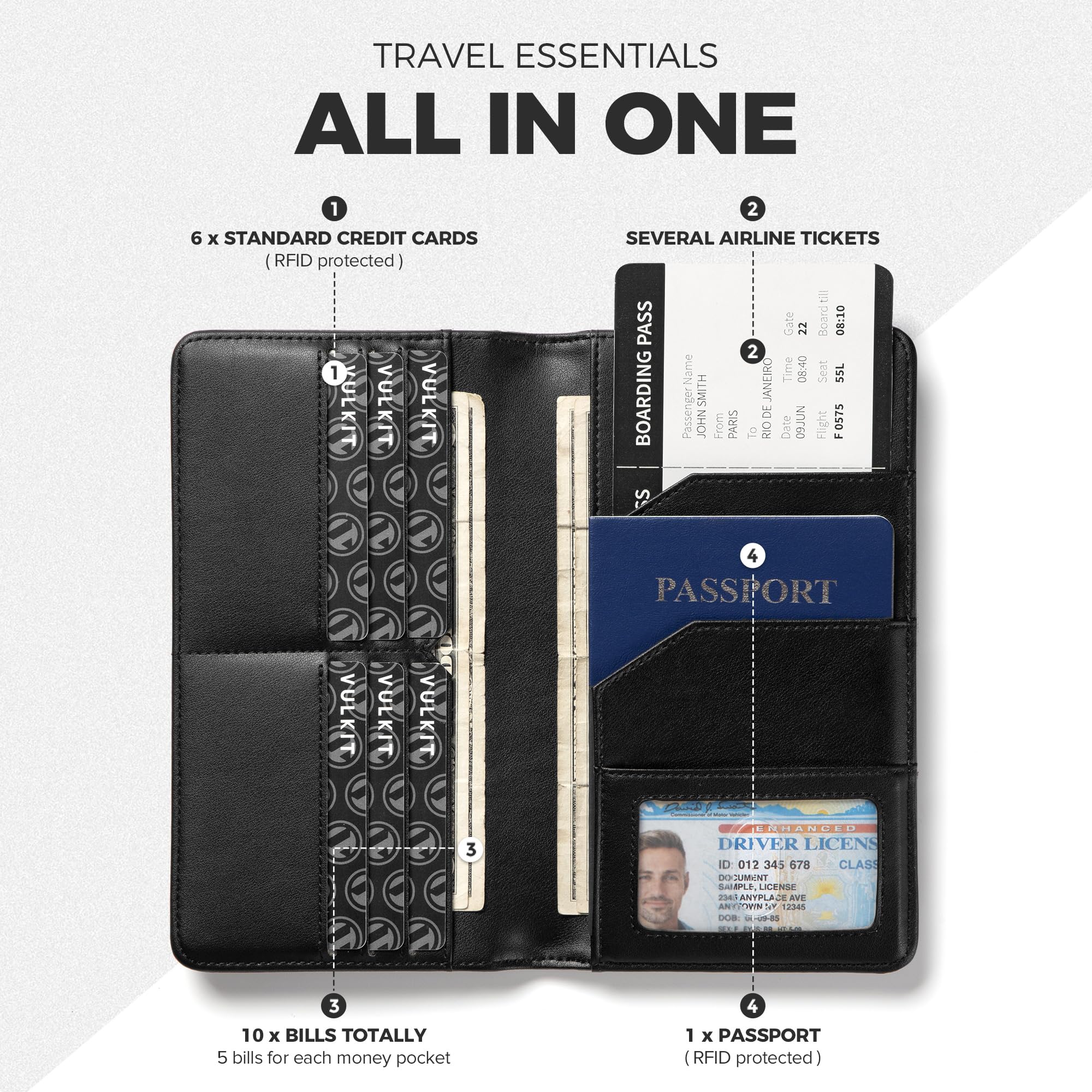 vulkit-passport-card-holder-reisepassh-lle-schwarz-rfid image 2