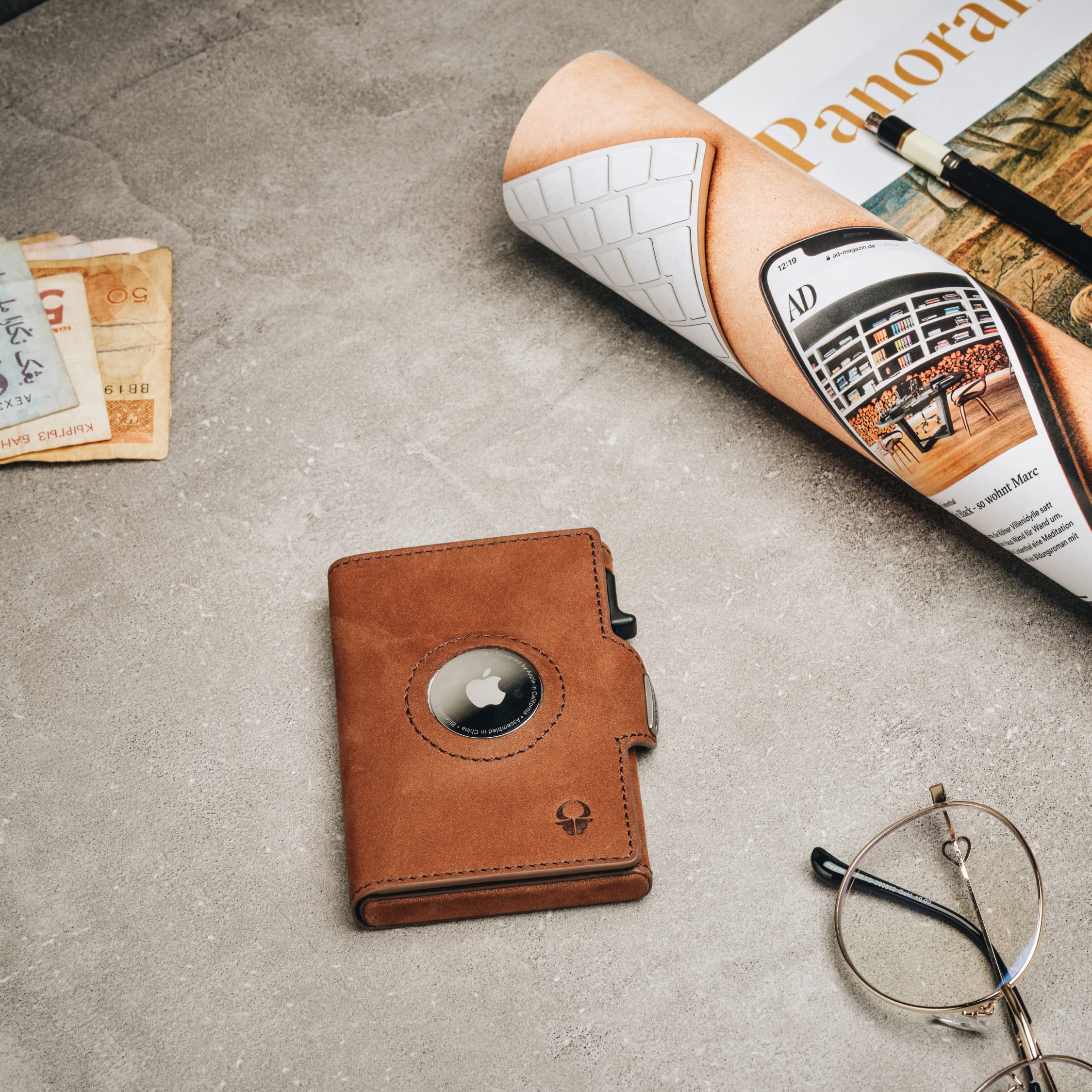 donbolso-austin-air-wallet-vintage-braun-rfid-m-nzfach image 3