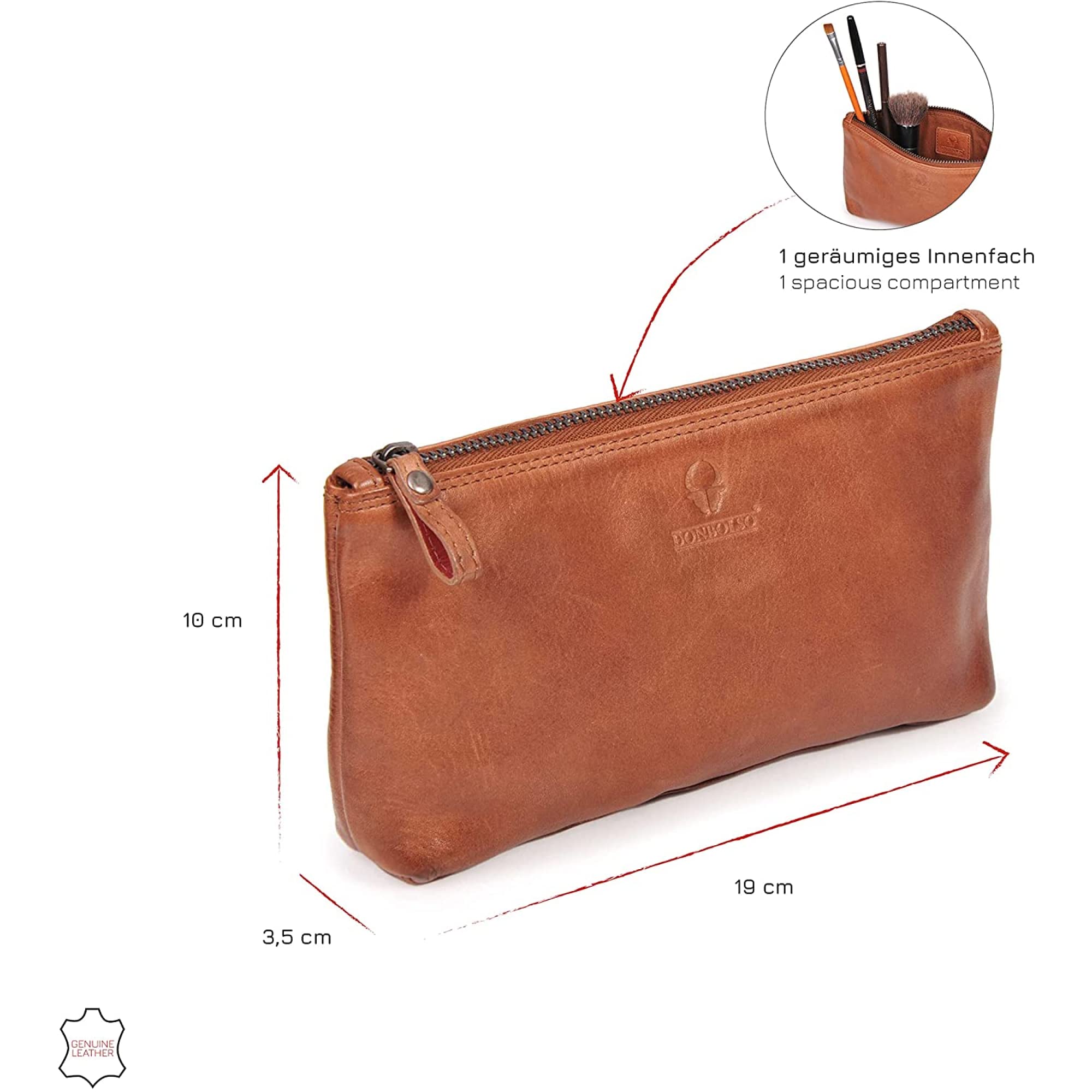 donbolso-cannes-schminktasche-echtleder-cognac-mini-kulturbeutel image 5