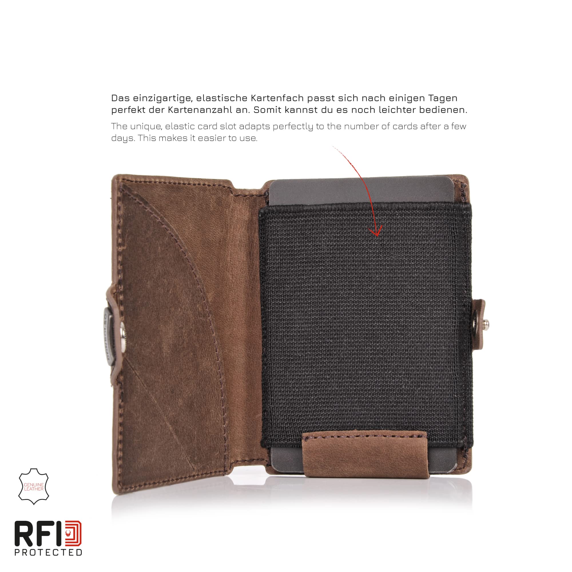 donbolso-piko-mini-wallet-echt-leder-braun-vintage-6-karten-rfid image 2