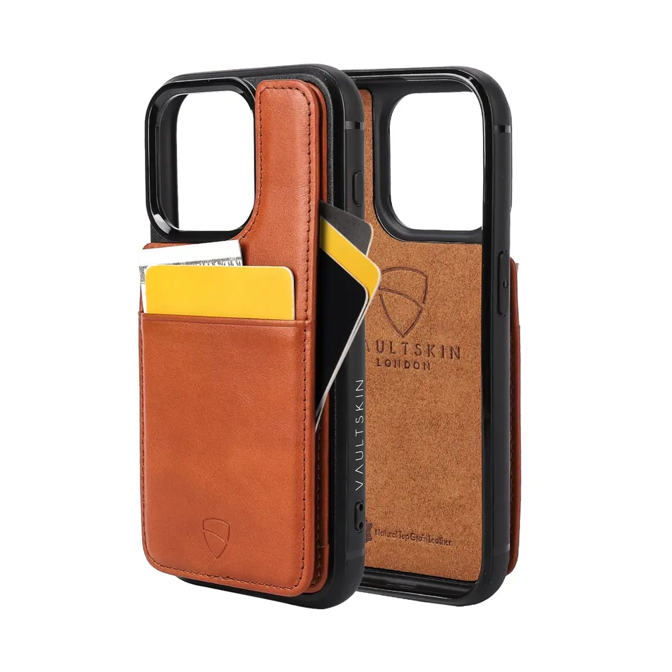 vaultskin-eton-iphone-16-pro-handyh-lle-leder-cognac-8-karten image 1