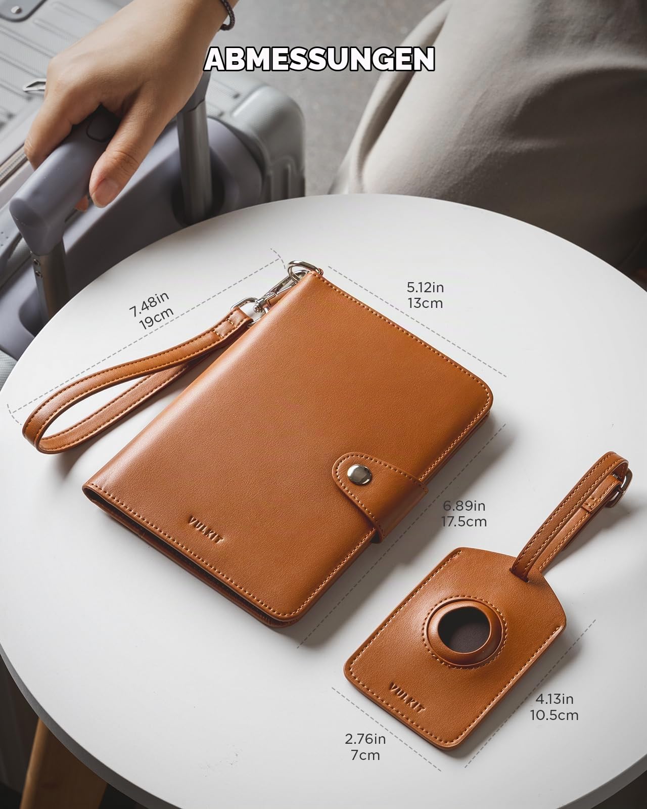 vulkit-passport-card-holder-reiseorganizer-braun-rfid image 3