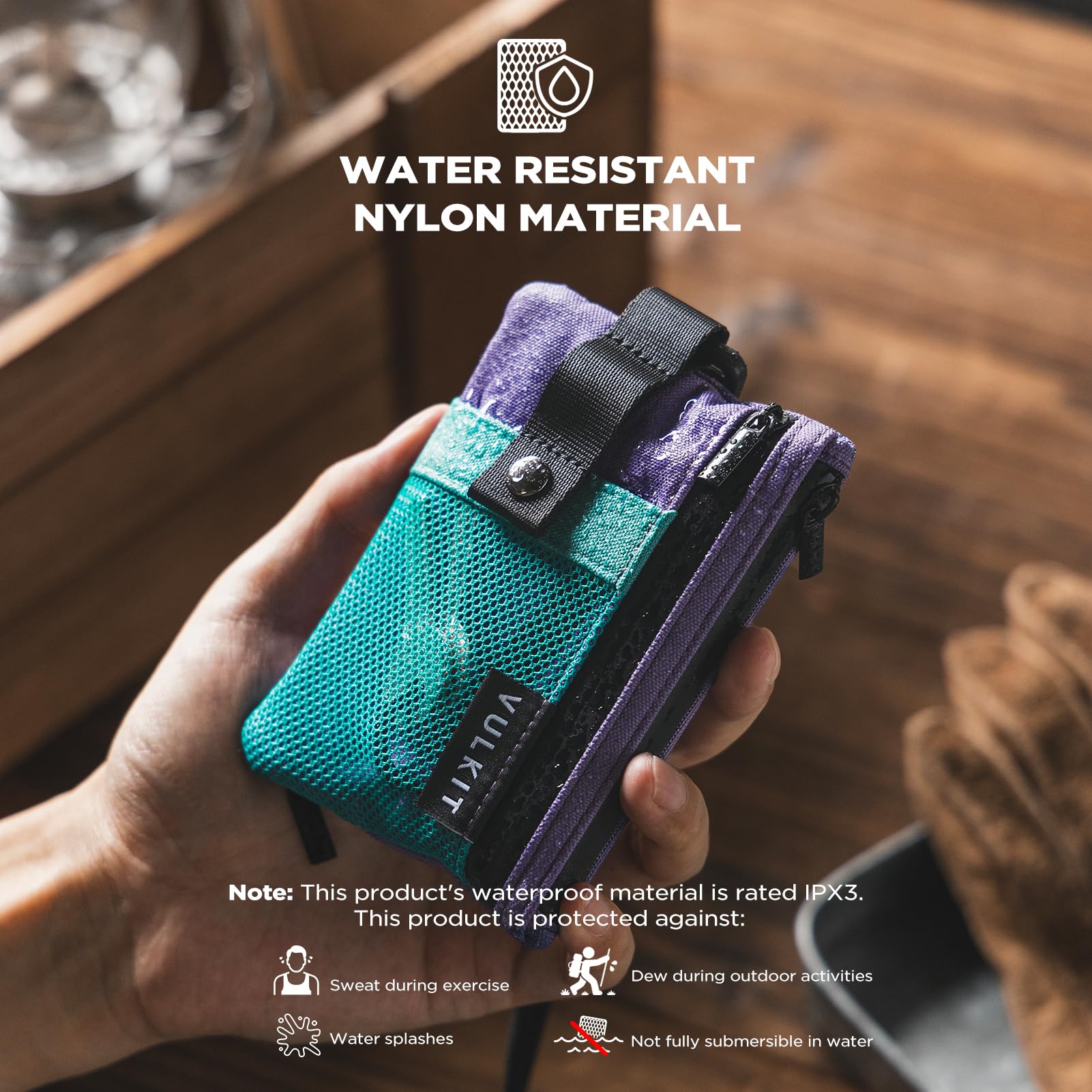vulkit-bifold-geldb-rse-nylon-gr-n-violett-rfid image 2